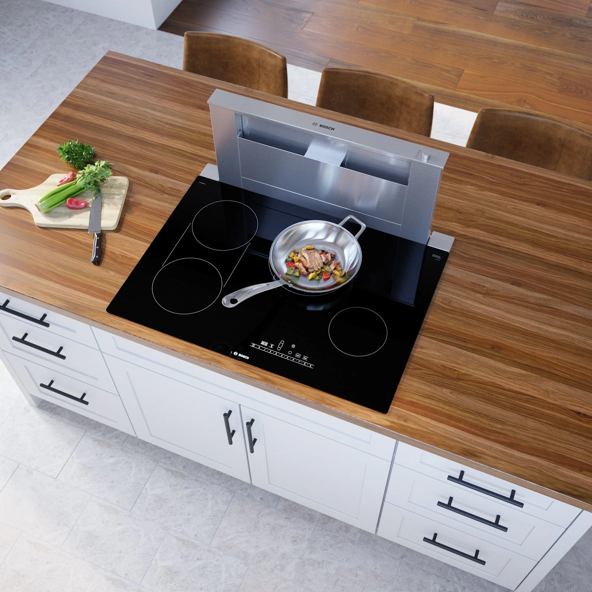 Bosch 800 Series, Electric Cooktop, 30" - Black (NET8069UC) - Image 11