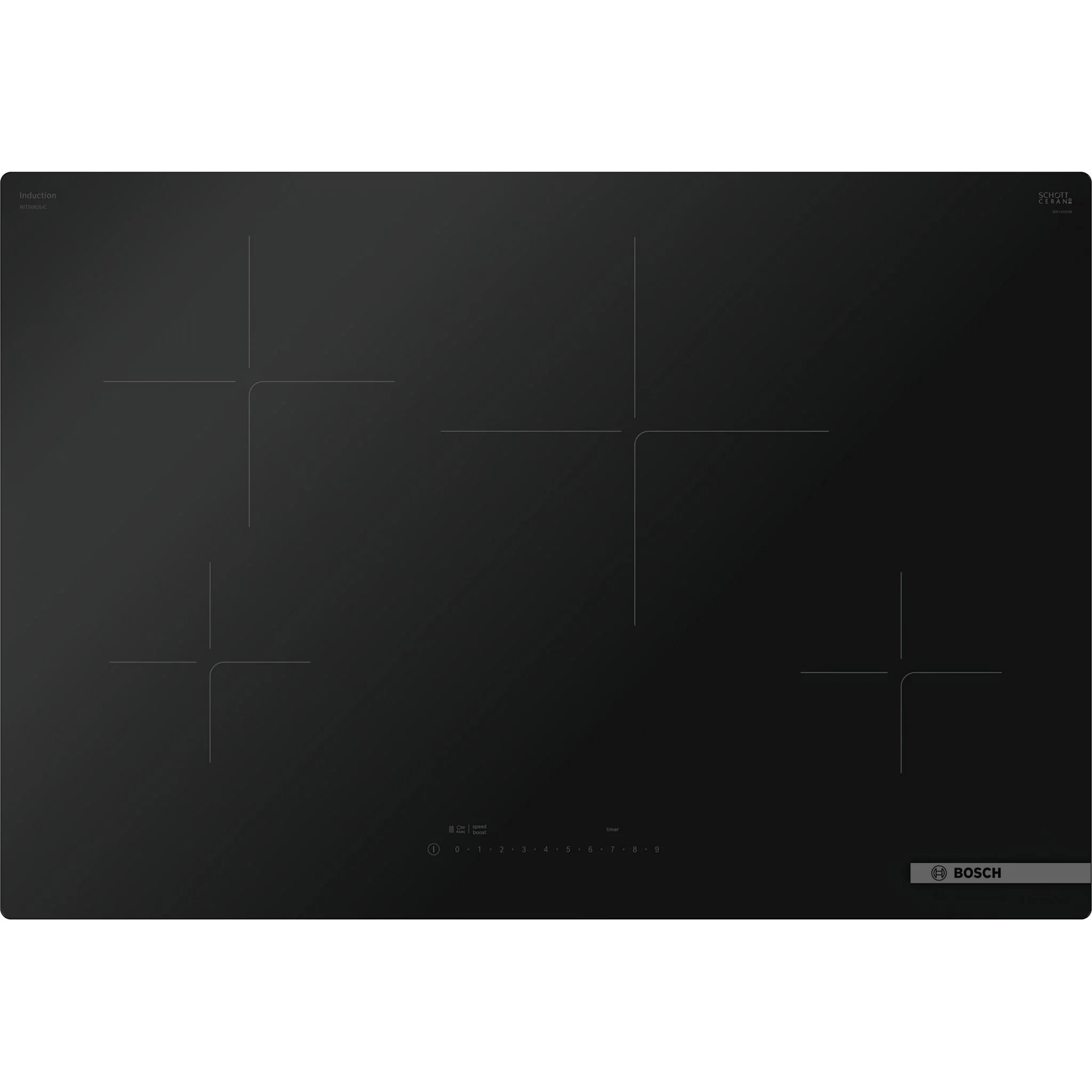 Bosch 30" Induction Cooktop - Black (NIT5063UC)