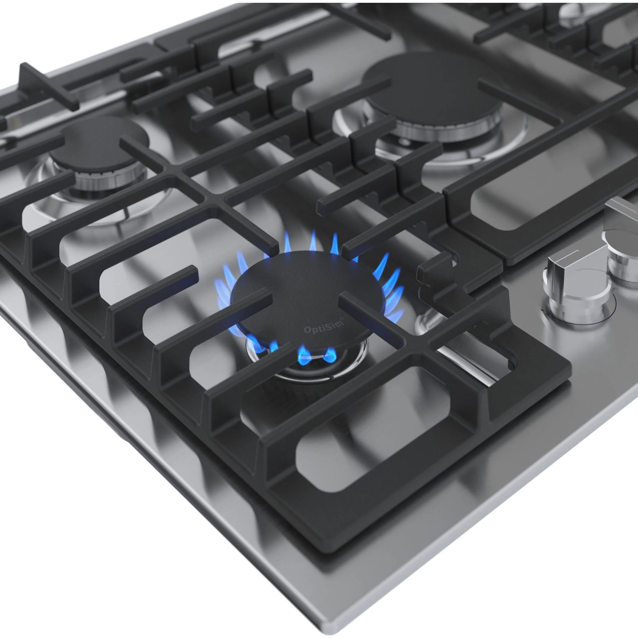 Bosch 500 Series, Gas Cooktop, 30'' - Stainless Steel (NGM5059UC) - Image 2