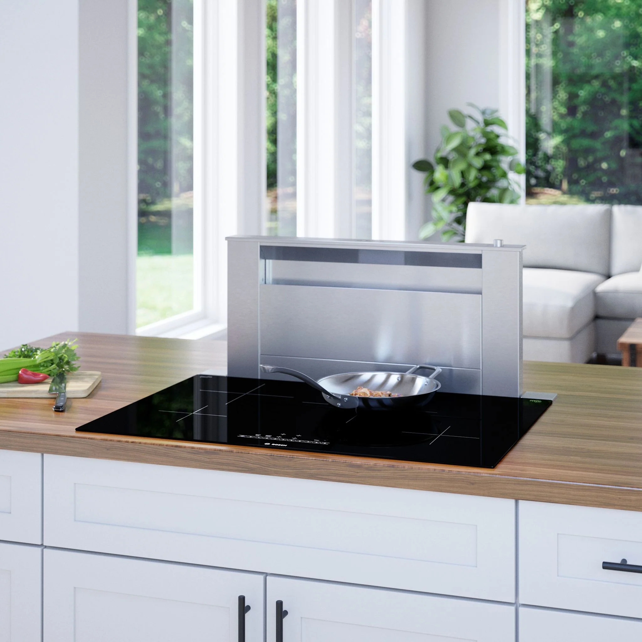 Bosch 500 Series, Induction Cooktop, 30'' - Black (NIT5060UC) - Image 9