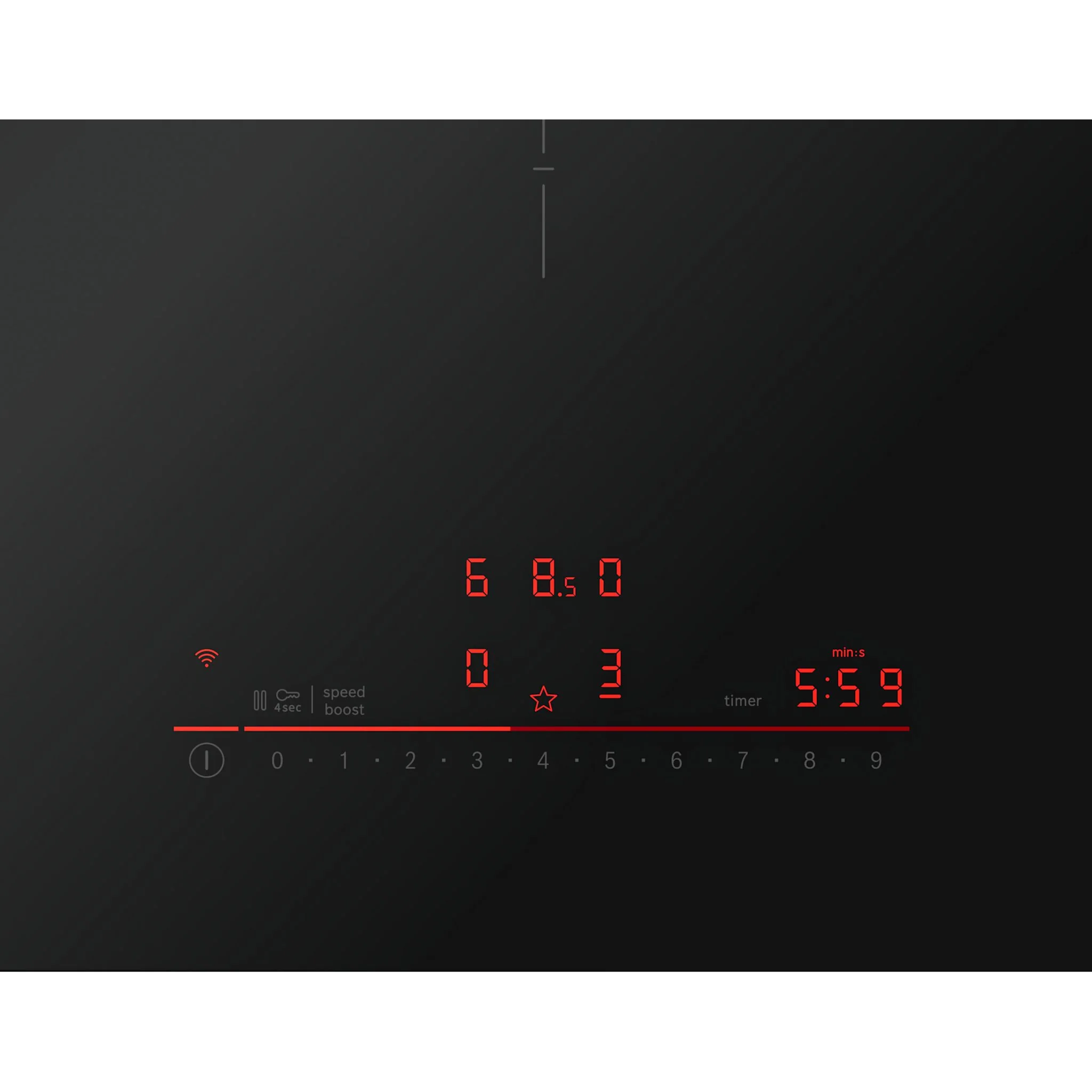 Bosch 500 Series, Induction Cooktop, 36'', surface mount without frame - Black (NIT5663UC) - Image 2