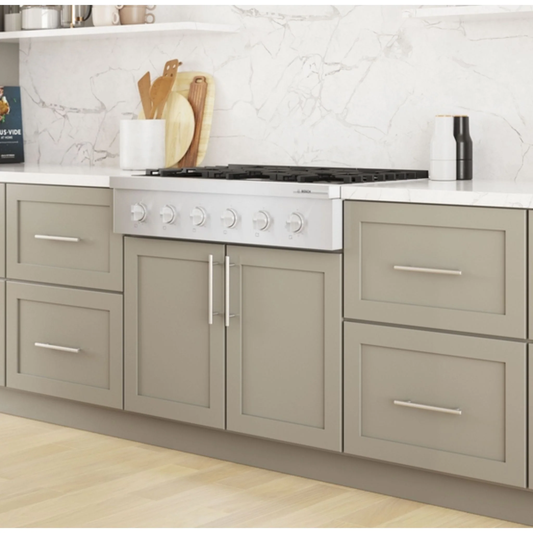 Bosch 800 Series, Professional Rangetop, 36'' - Stainless Steel (RGM8658UC) - Image 17