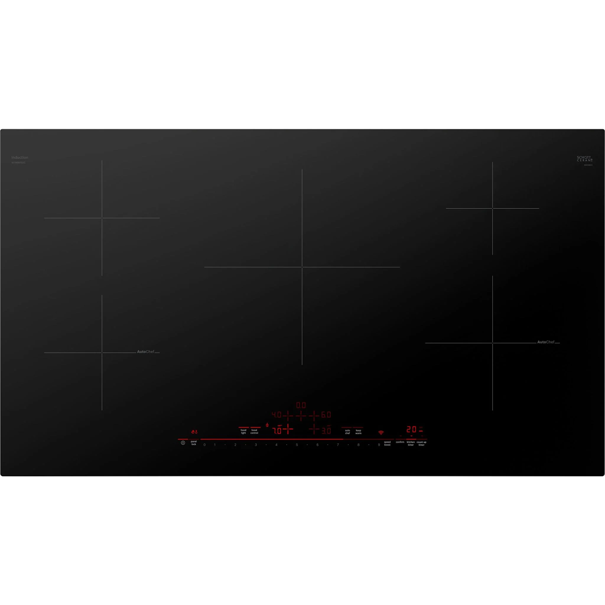 Bosch 36" Induction Cooktop (NIT8660UC) - Black - Image 5