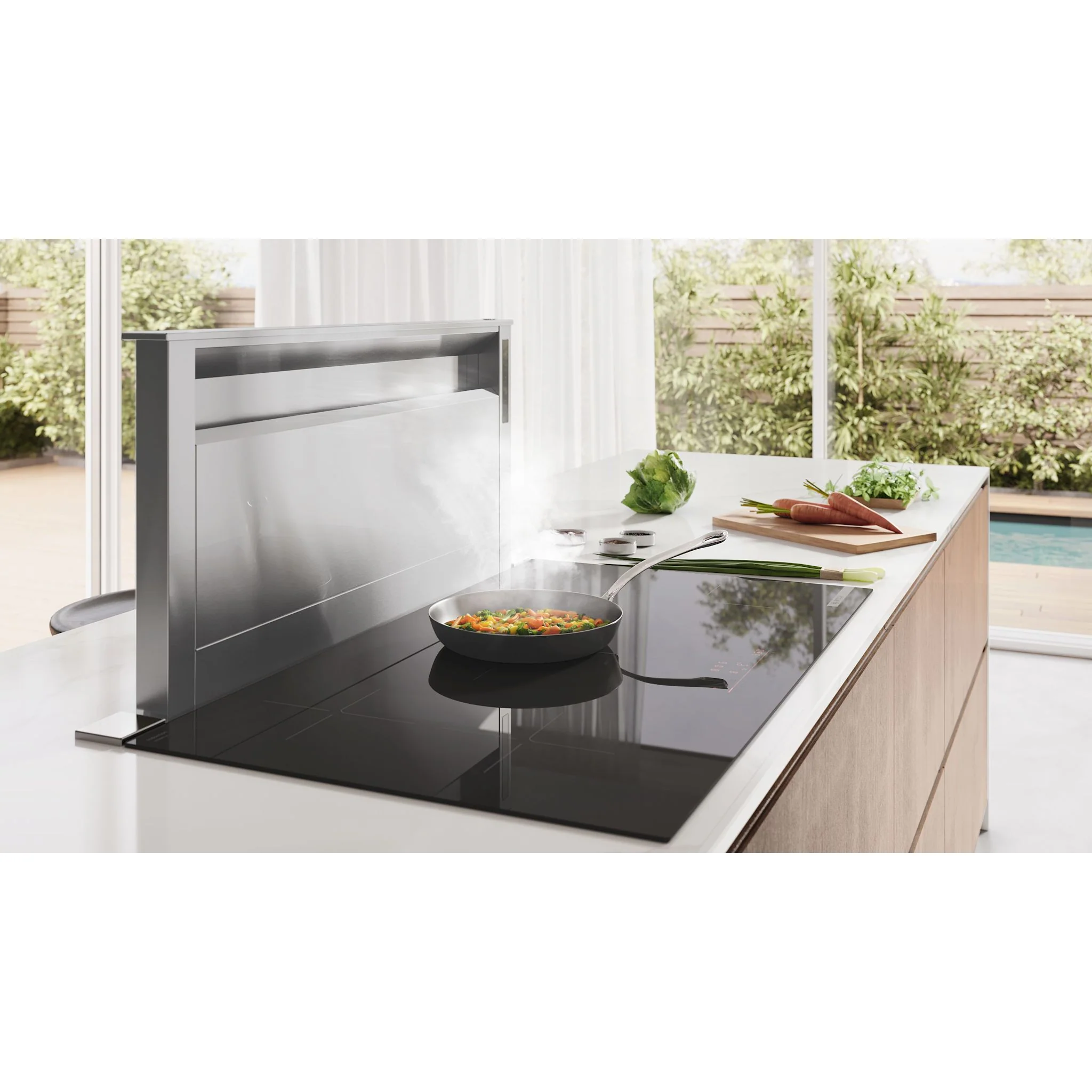 Bosch 800 Series Downdraft Ventilation 37'' Stainless Steel - Stainless Steel (HDD86052UC) - Image 5