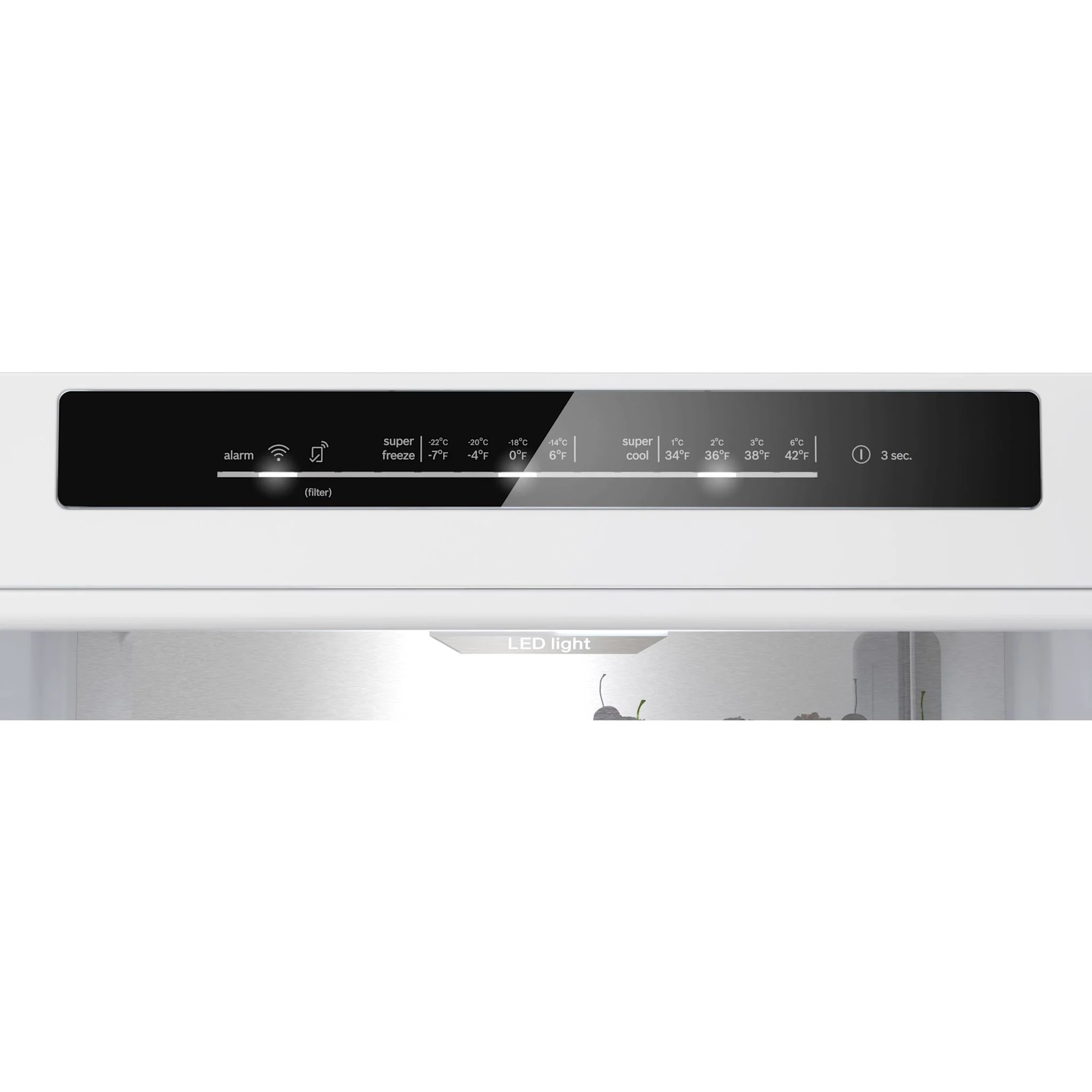 Bosch 500 Series, Freestanding Bottom Freezer Refrigerator, 24'' - Stainless Steel (B24CB50ESS) - Image 8