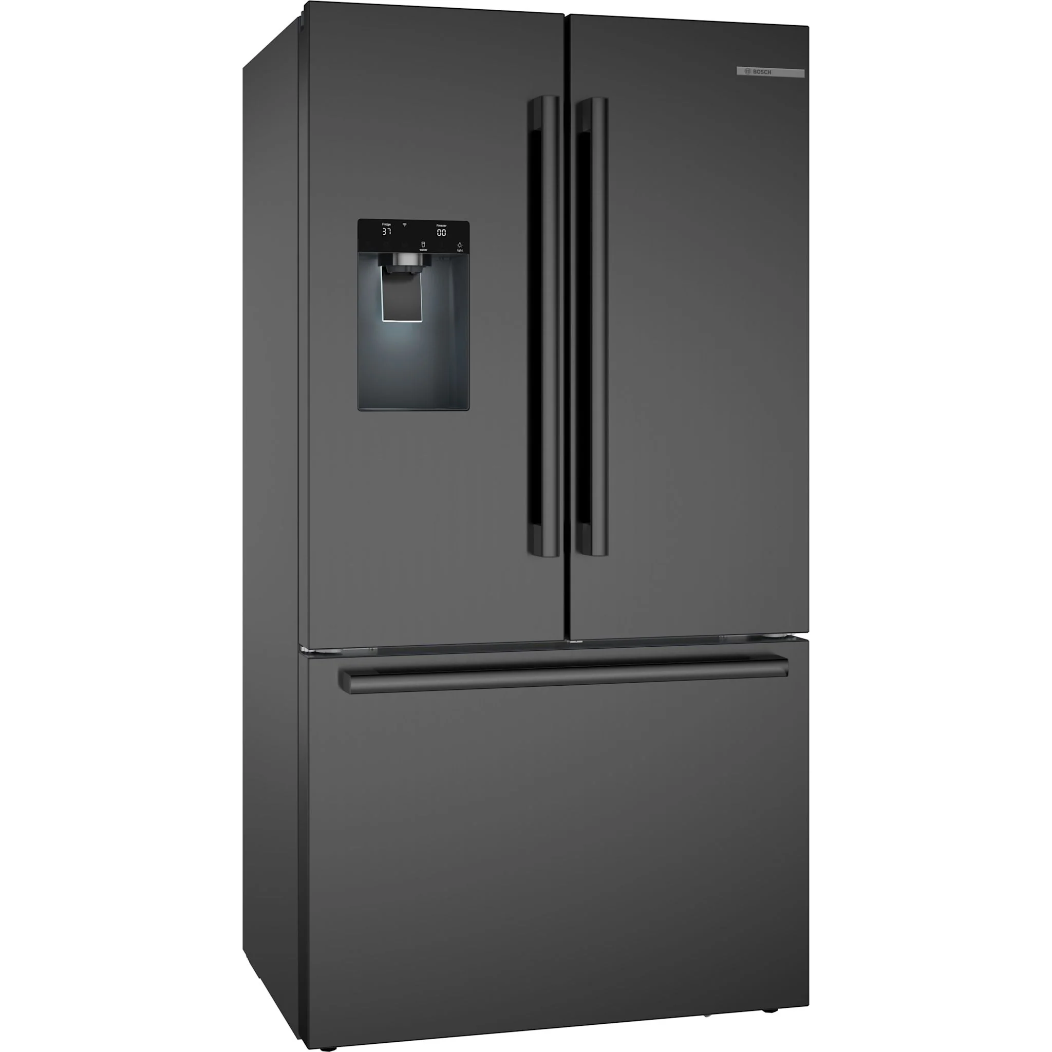 Bosch 500 Series, French Door Bottom freezer, multi door, 36'' - Brushed BLk Steel (B36CD52SNB) - Image 2