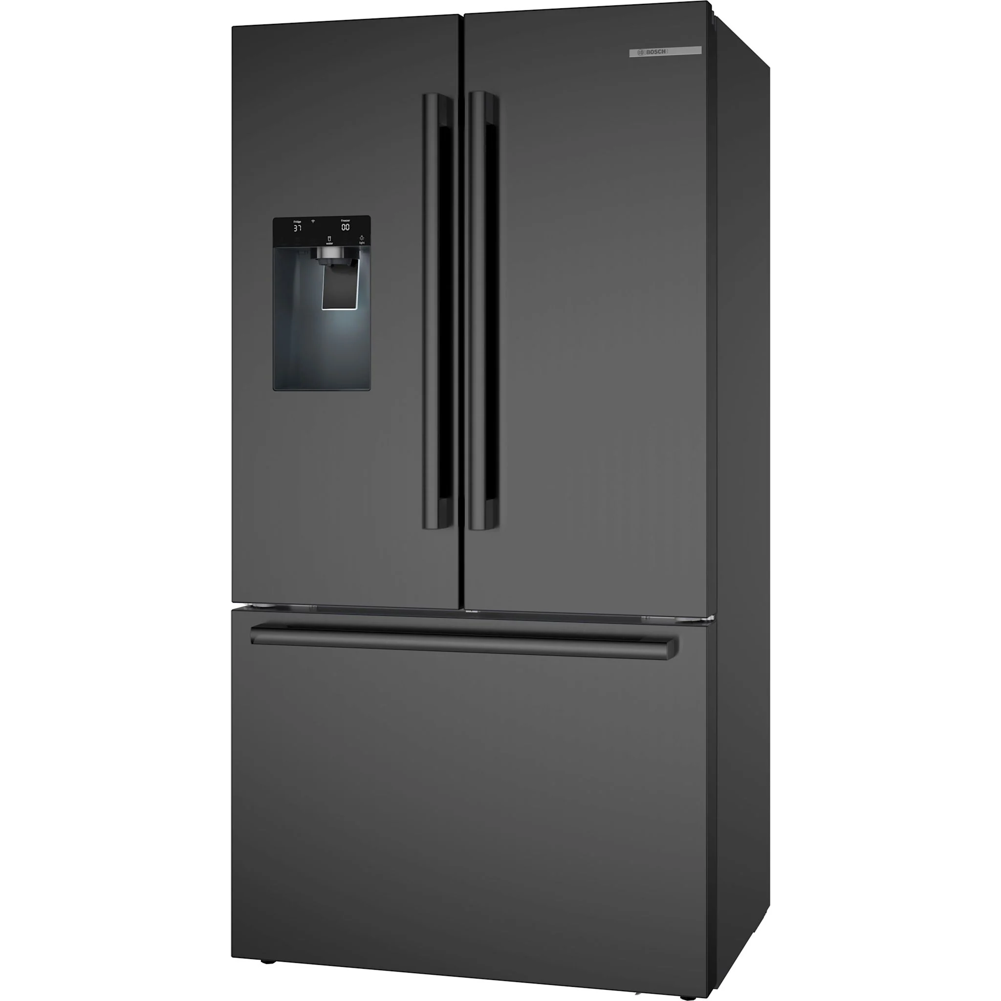 Bosch 500 Series, French Door Bottom freezer, multi door, 36'' - Brushed BLk Steel (B36CD52SNB) - Image 3