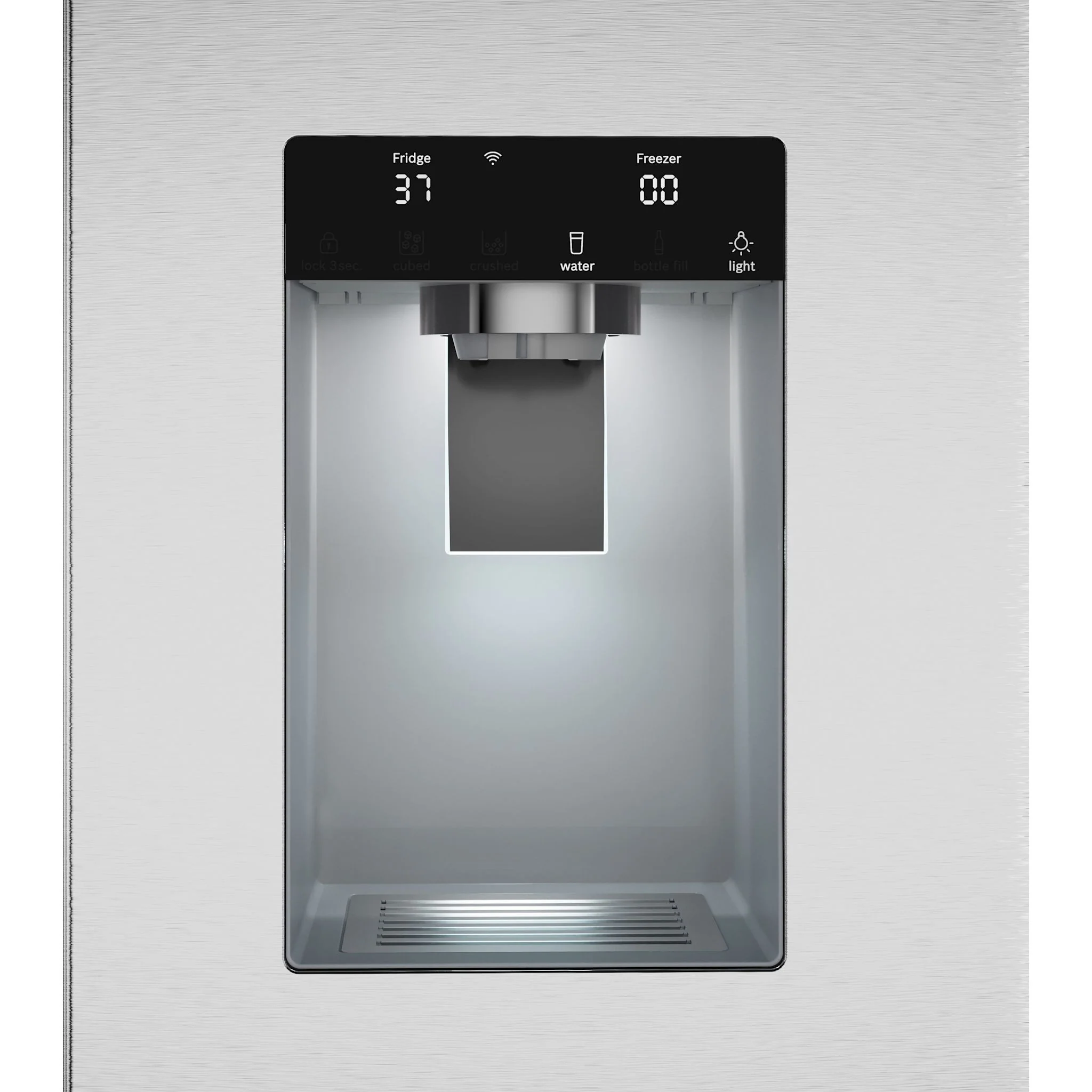 Bosch 500 Series French Door Bottom Mount 36'' Brushed steel anti-fingerprint, Total No Frost - Stainless Steel (B36CD52SNS) - Image 5