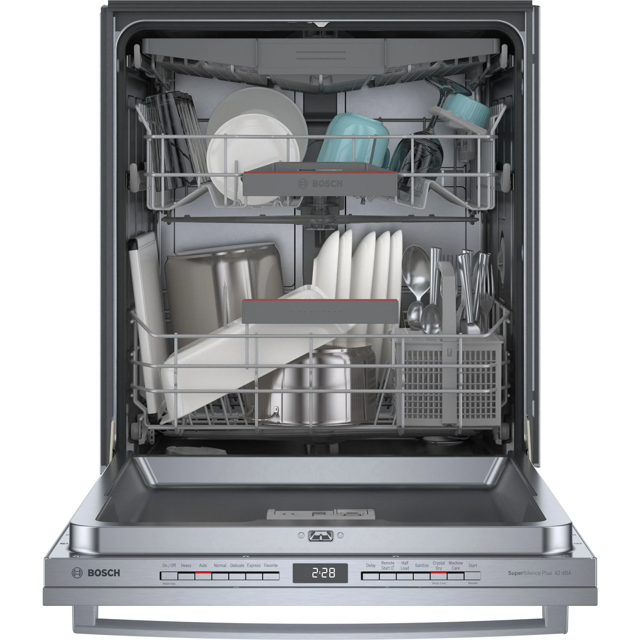 Bosch 800 Series, Dishwasher, 24'' - Stainless Steel (SGX78C55UC) - Image 4