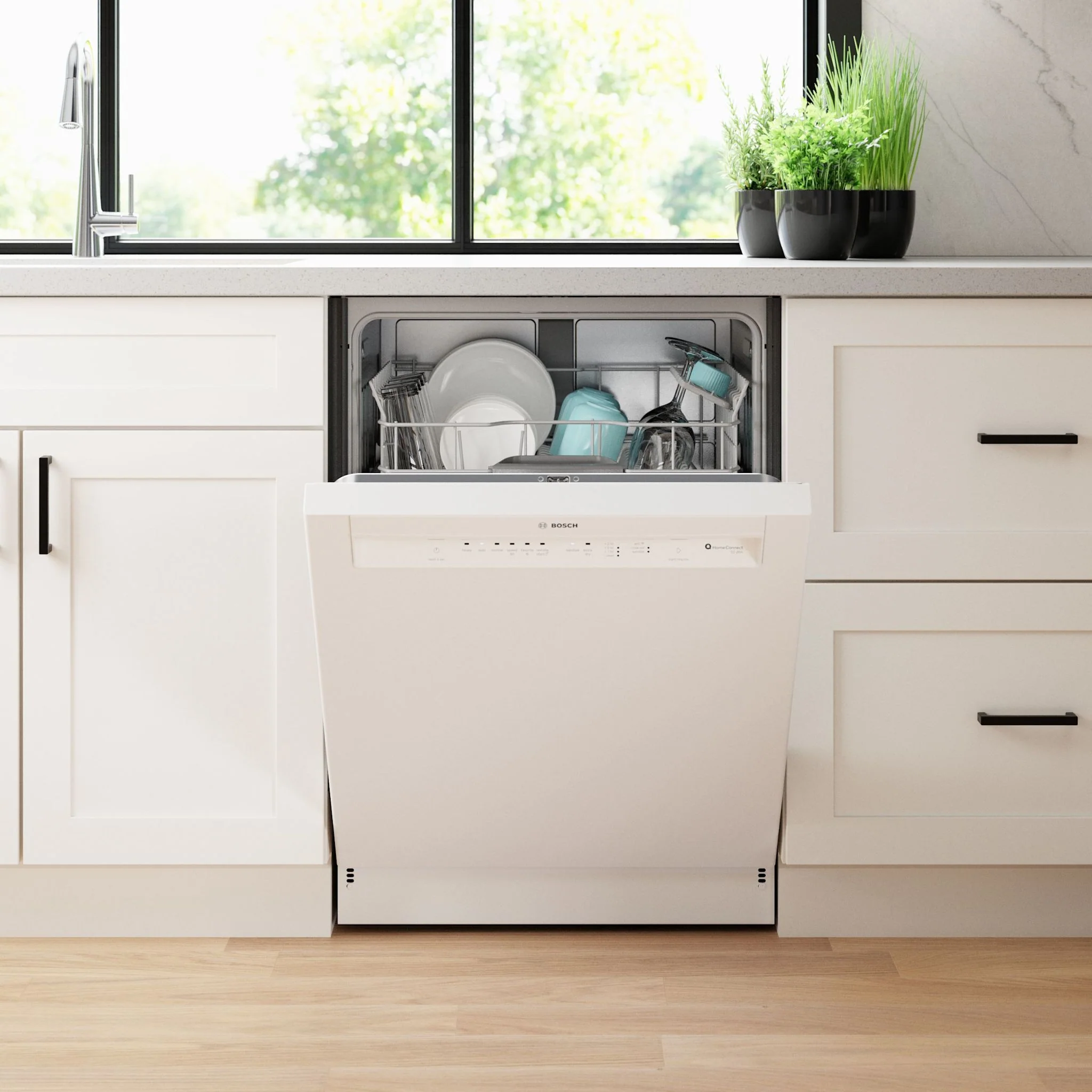 Bosch 100 Series, Dishwasher, 24'' - White (SHE3AEM2N) - Image 19