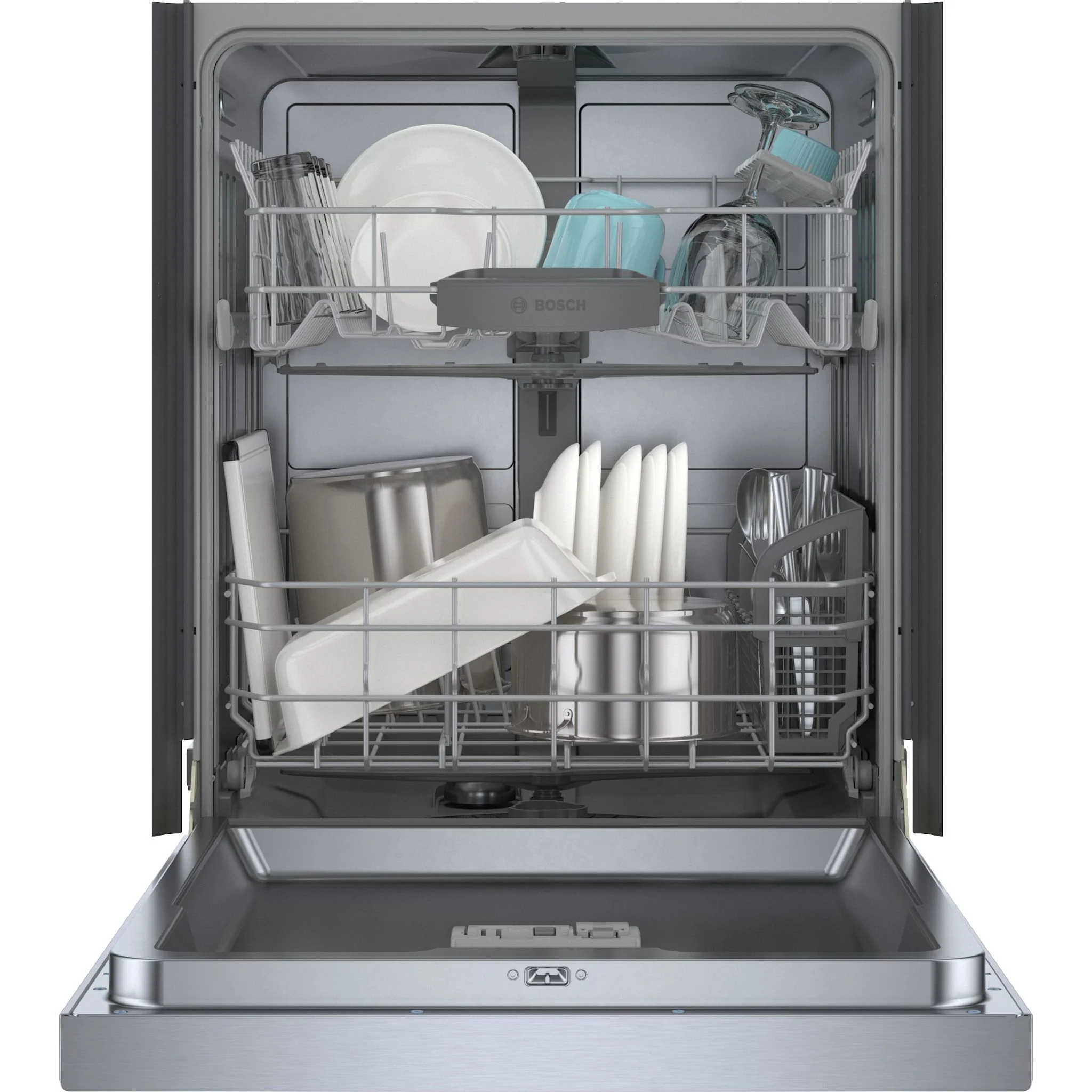 Bosch 100 Series, Dishwasher, 24'' - Stainless Steel (SHE3AEM5N) - Image 6