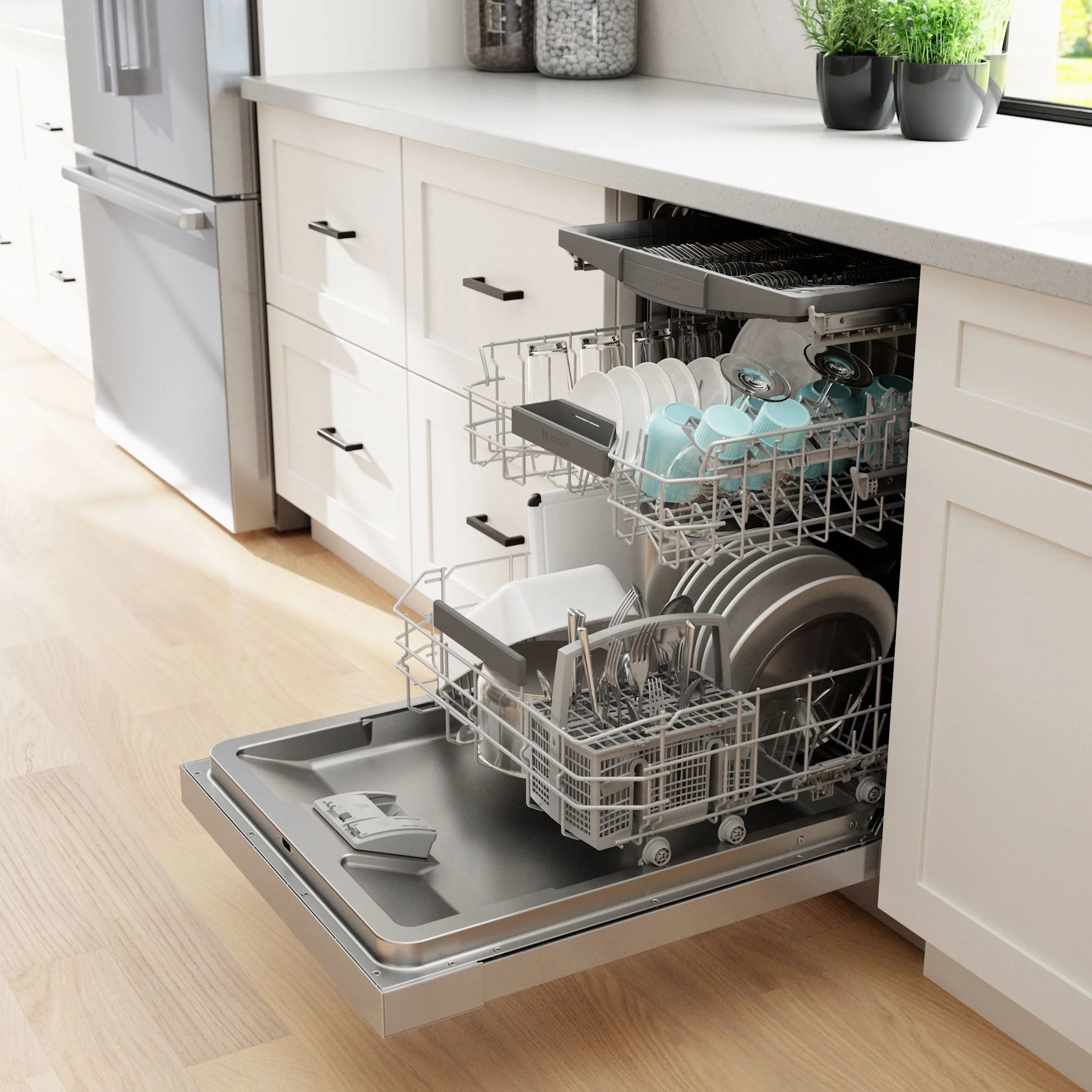 Bosch 300 Series, Dishwasher, 24'' - Stainless Steel (SHE53B75UC) - Image 6