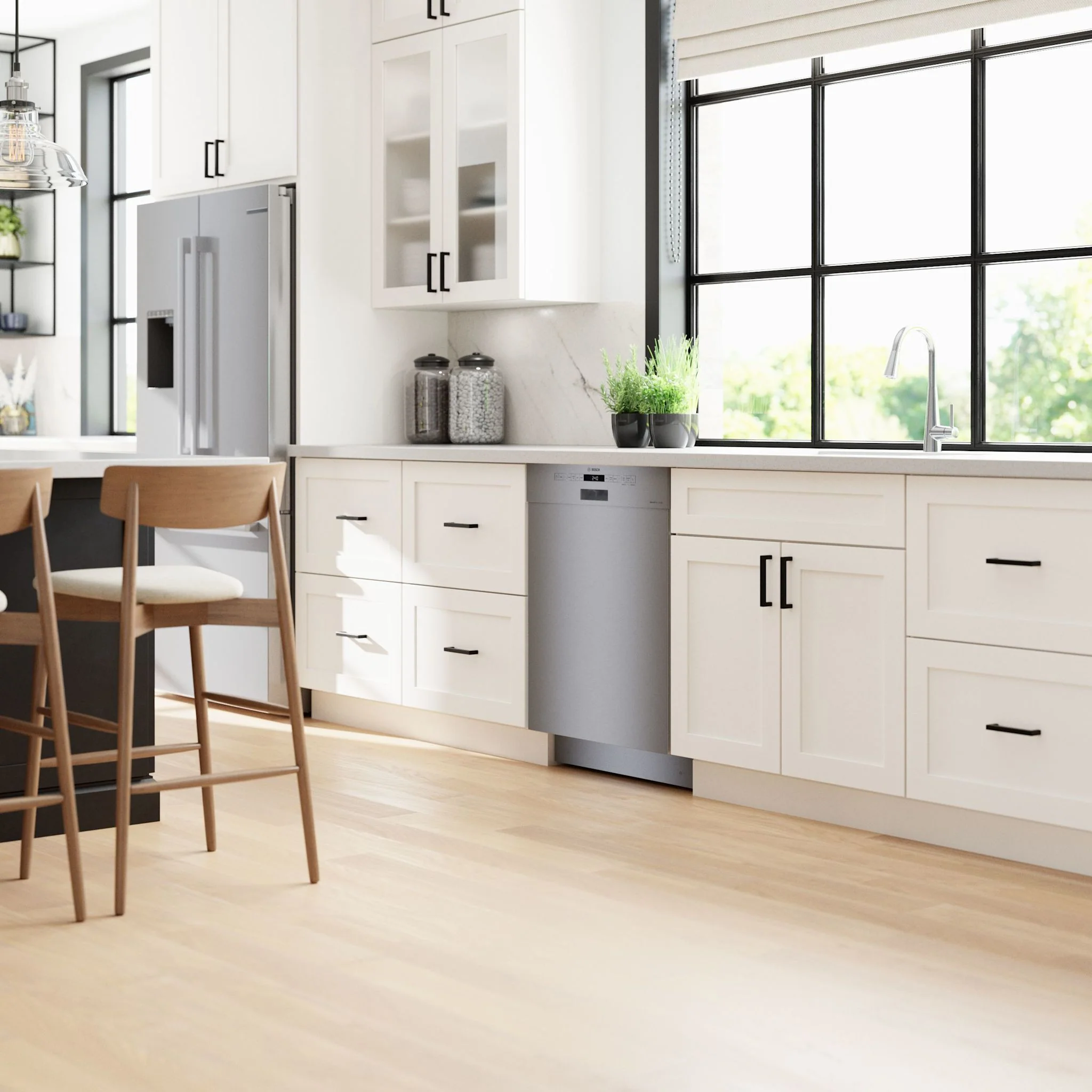 Bosch 300 Series, Dishwasher, 24'' - Stainless Steel (SHE53B75UC) - Image 9