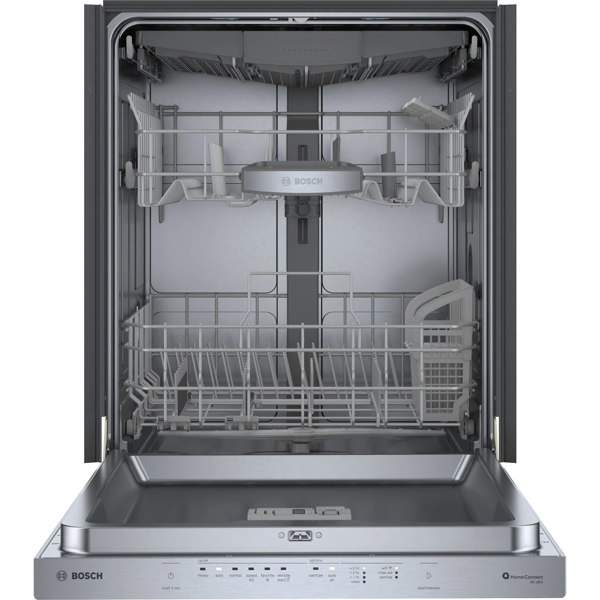 Bosch 500 Series, Dishwasher, 24" - Stainless Steel (SHP65CM5N) - Image 4