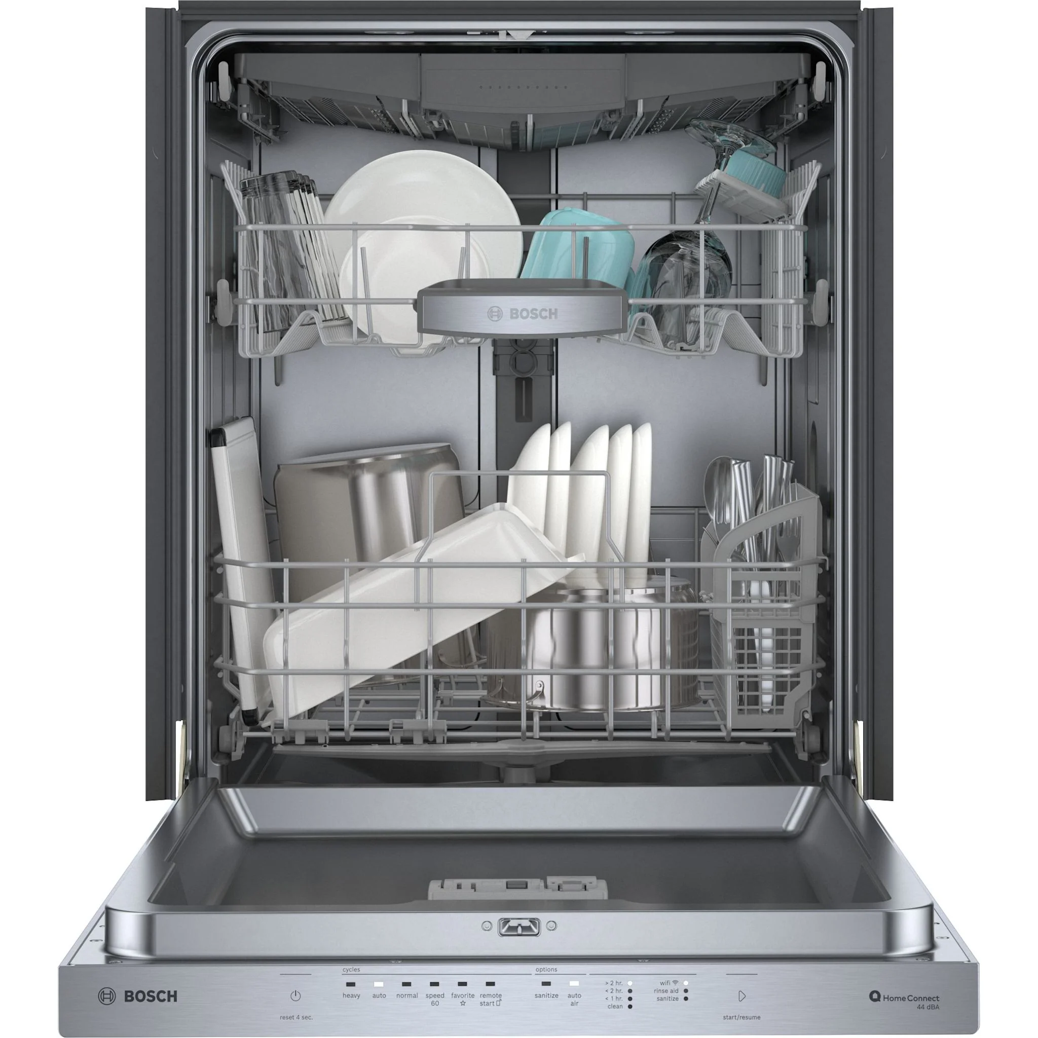 Bosch 500 Series, Dishwasher, 24" - Stainless Steel (SHP65CM5N) - Image 5