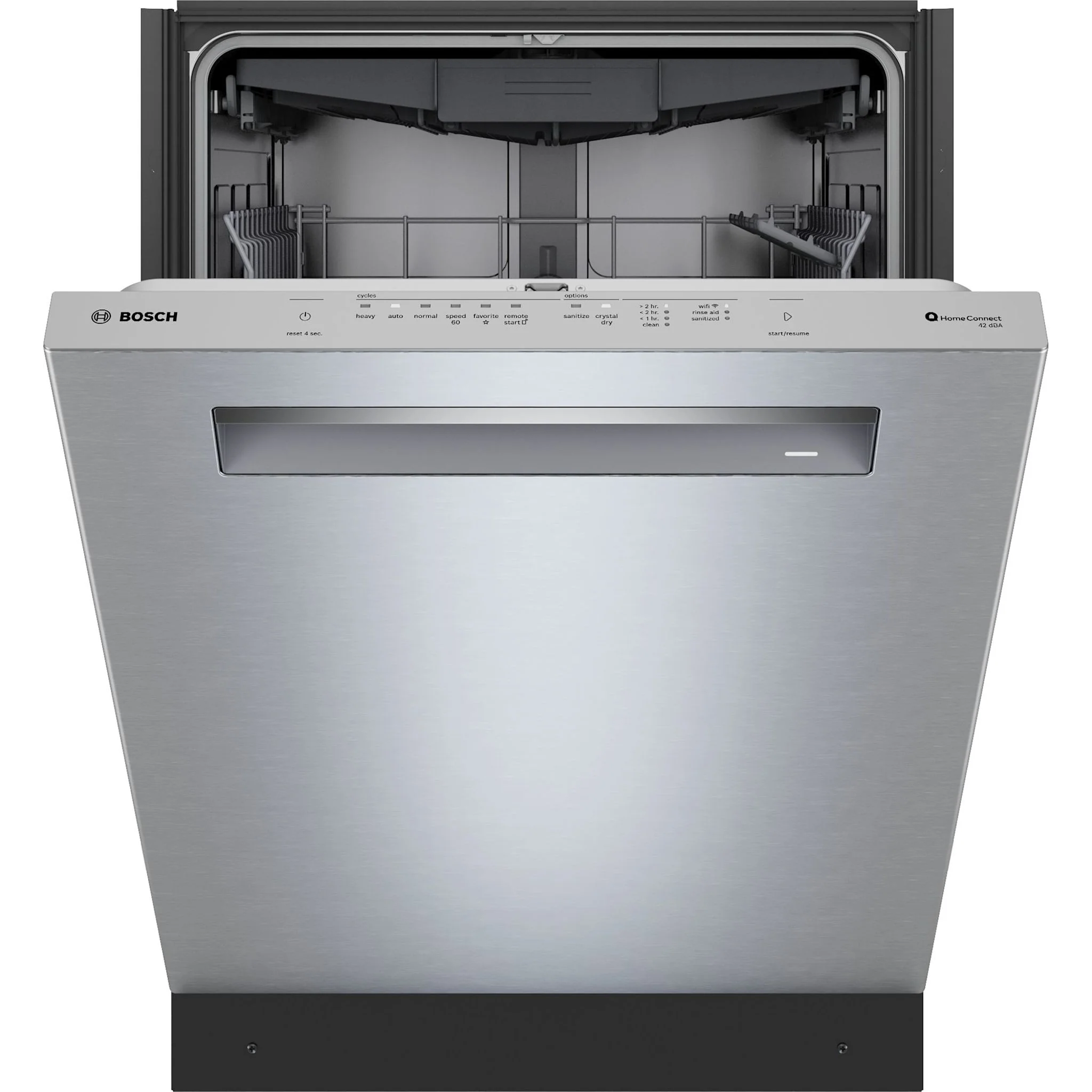 Bosch 800 Series, Dishwasher, 24" - Brushed steel anti-fingerprint (SHP78DM5N) - Image 6