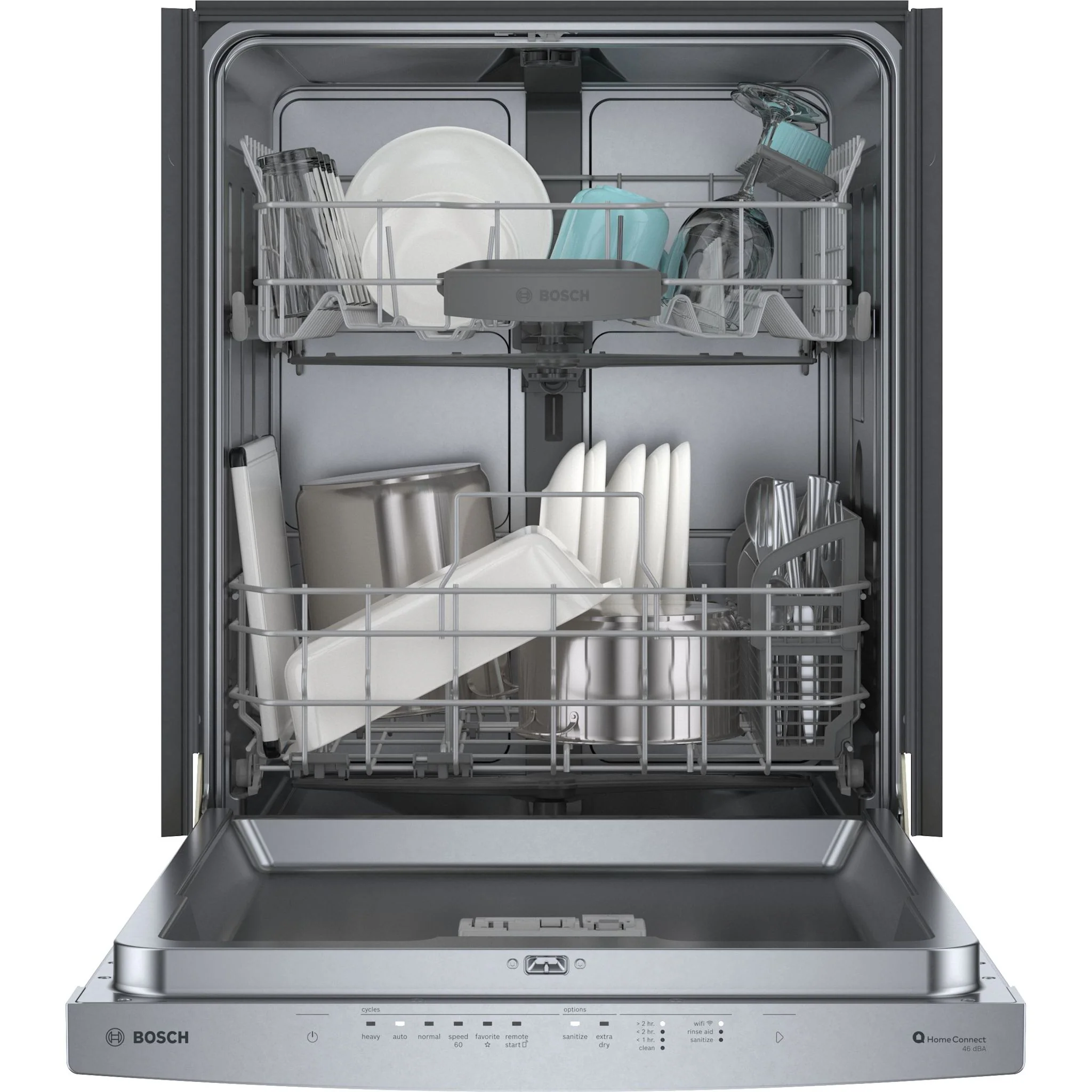 Bosch 300 Series, Dishwasher, 60 cm - Stainless Steel (SHS53C75N) - Image 9