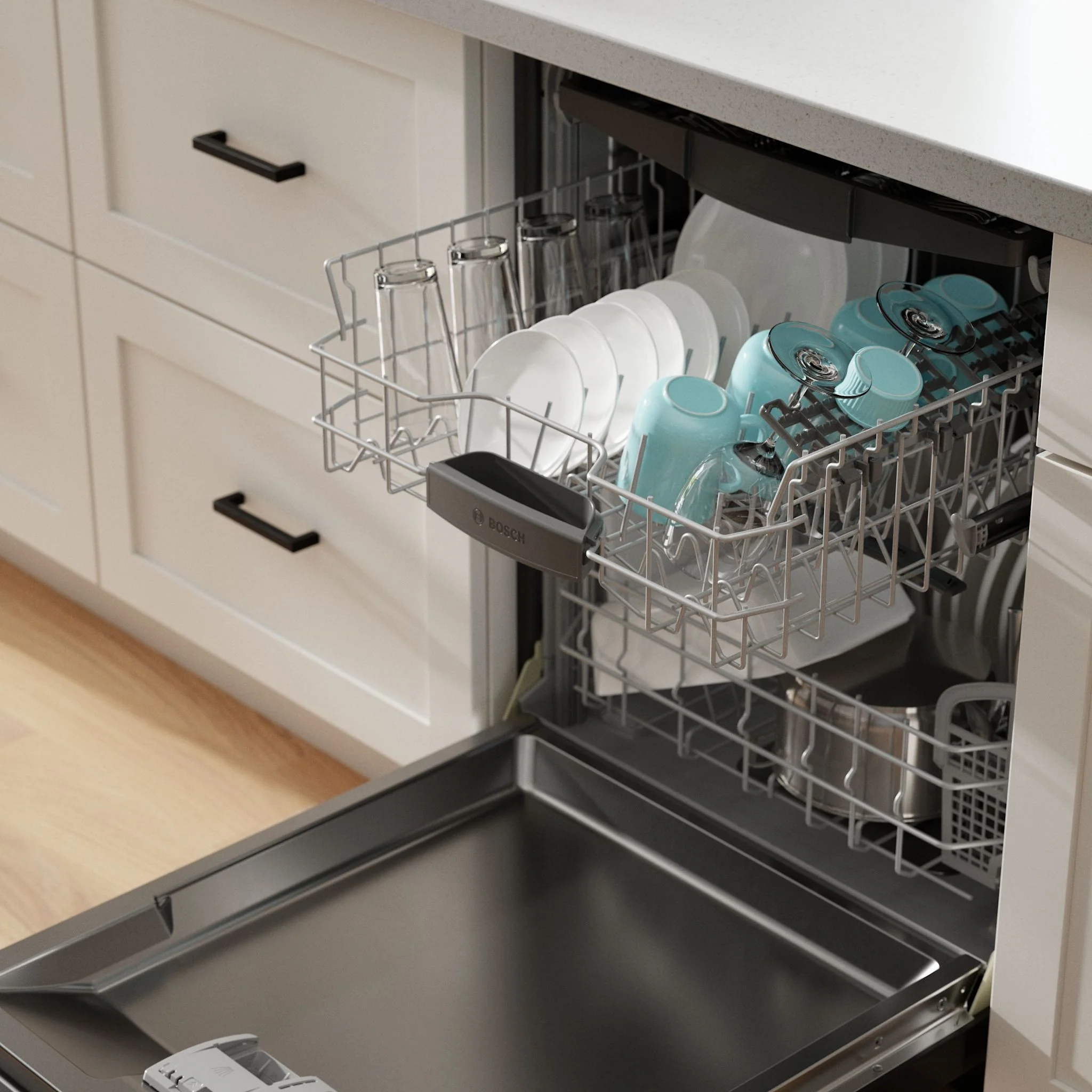 Bosch 100 Premium, Dishwasher, 24'' - Black (SHX5AEM6N) - Image 15