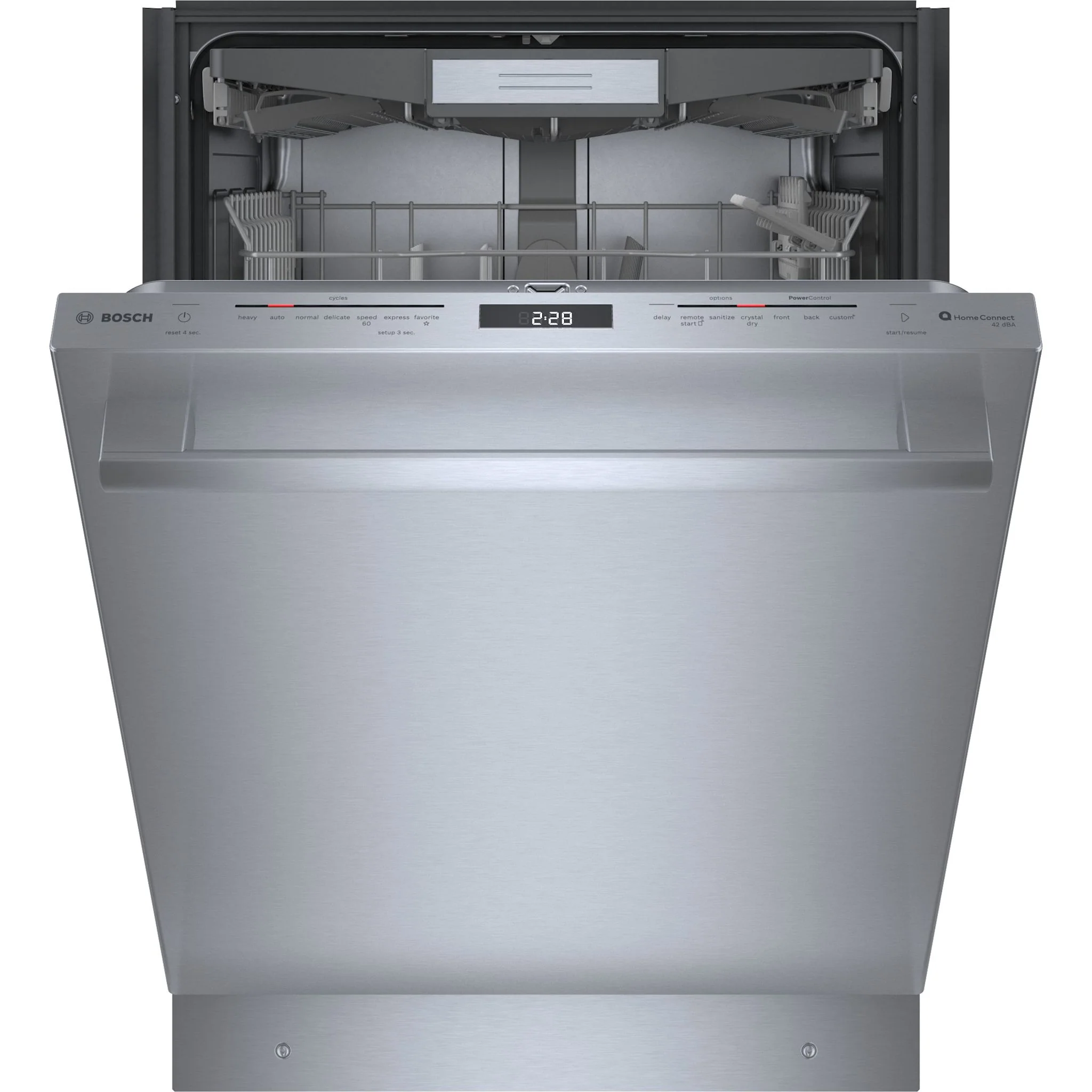 Bosch 800 Series, Dishwasher, 24'' - Brushed steel anti-fingerprint (SHX78CC5UC) - Image 2