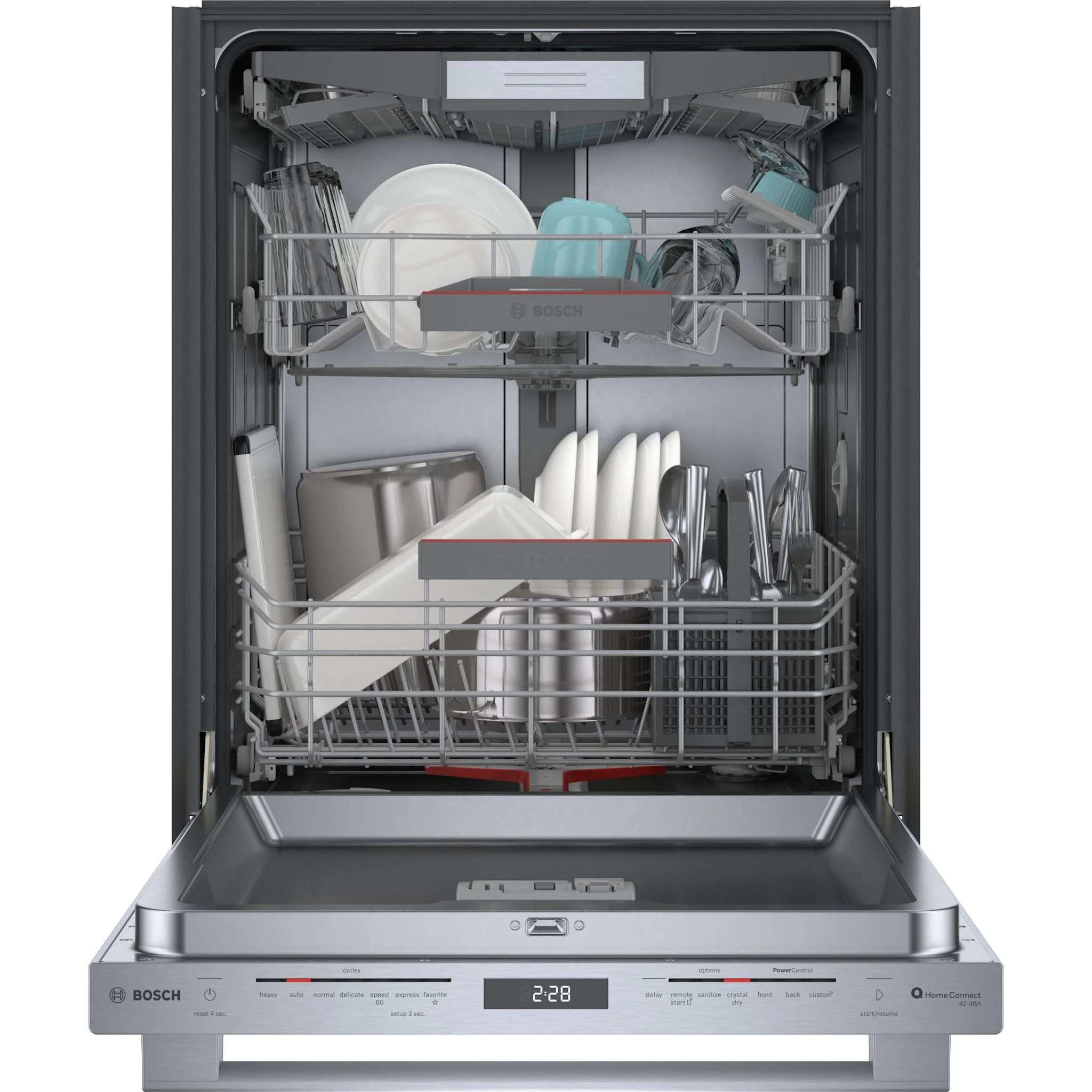 Bosch 800 Series, Dishwasher, 24'' - Brushed steel anti-fingerprint (SHX78CC5UC) - Image 8