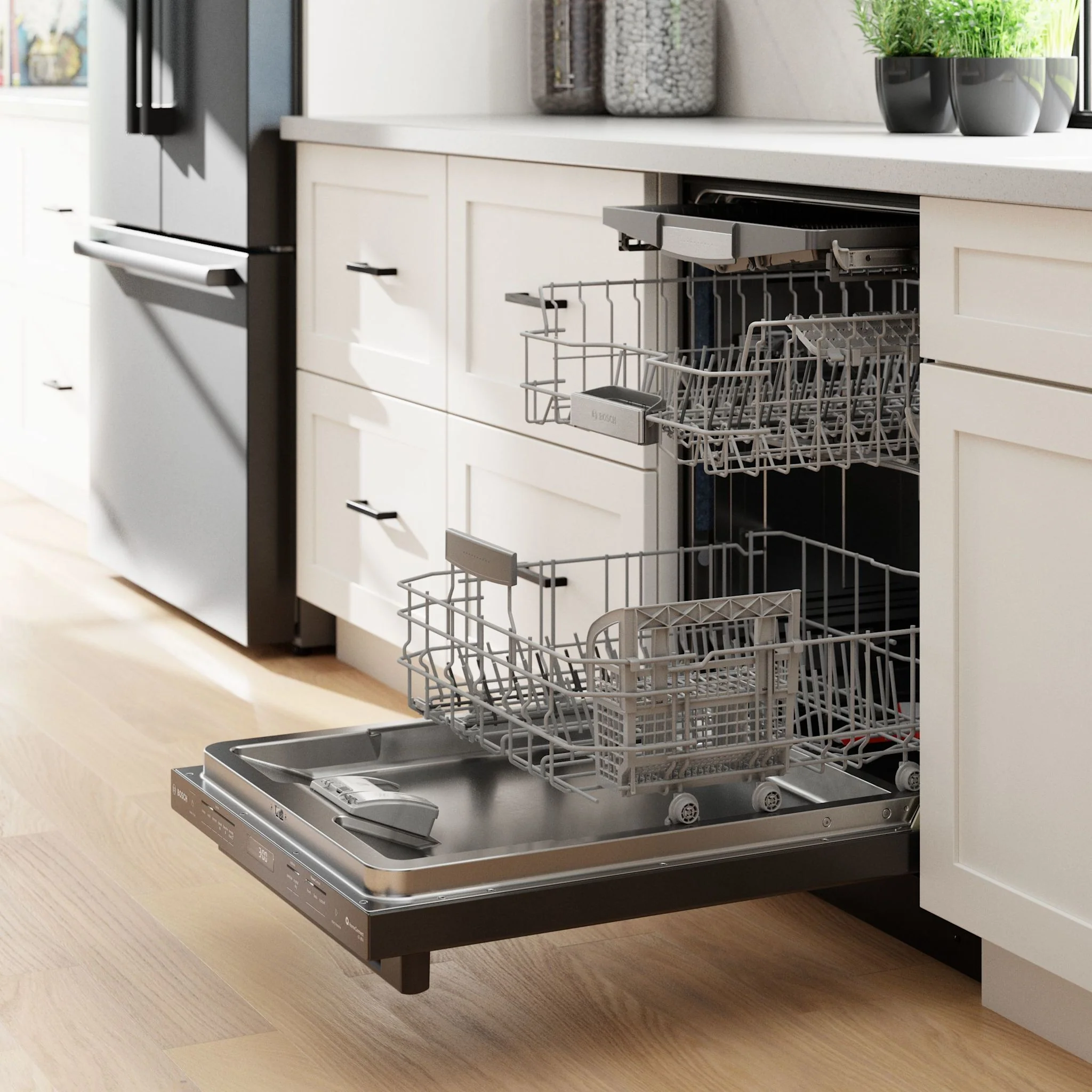 Bosch 800 Series, Dishwasher, 24'' - Black Stainless Steel (SHX78CM4N) - Image 21