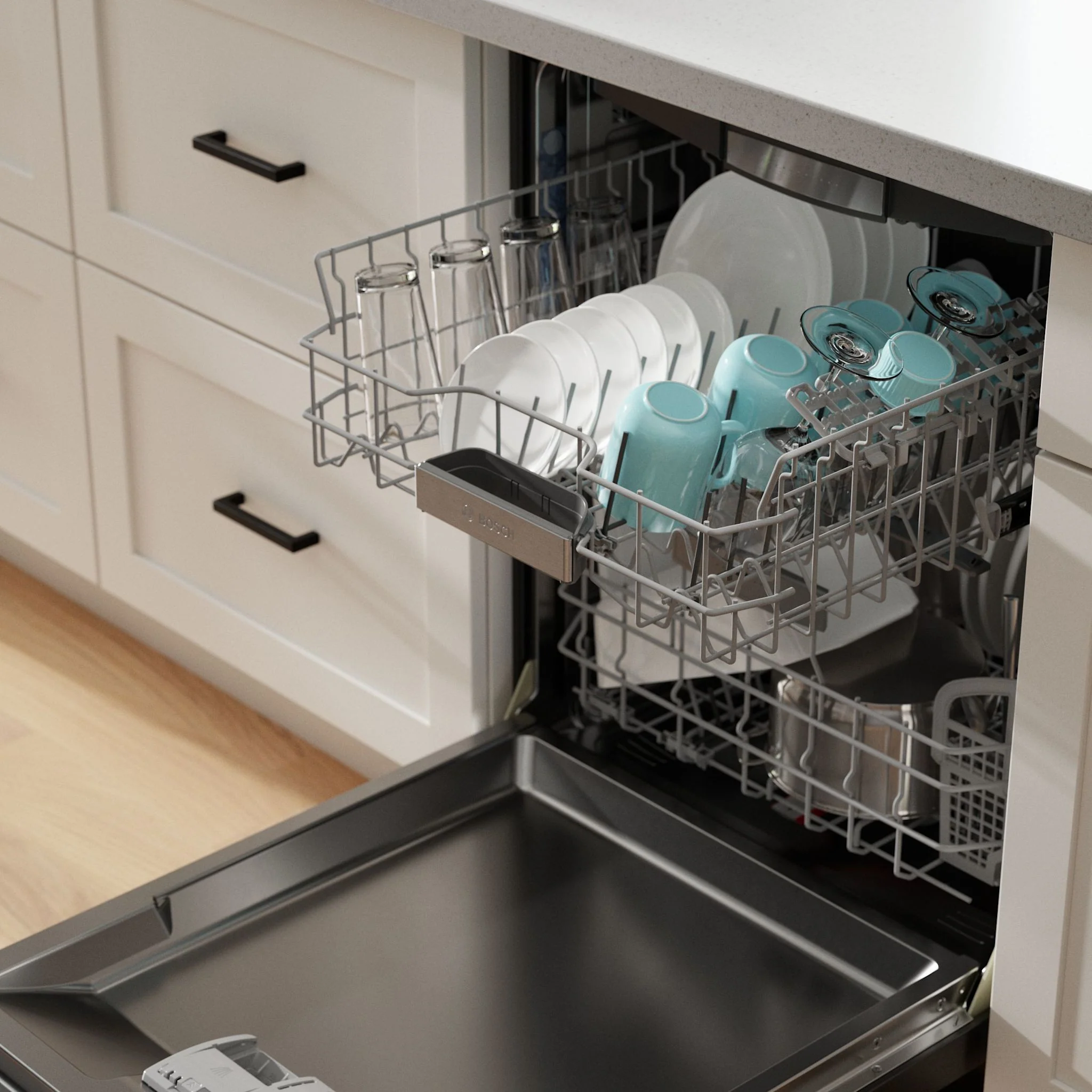 Bosch 800 Series, Dishwasher, 24'' - Black Stainless Steel (SHX78CM4N) - Image 23