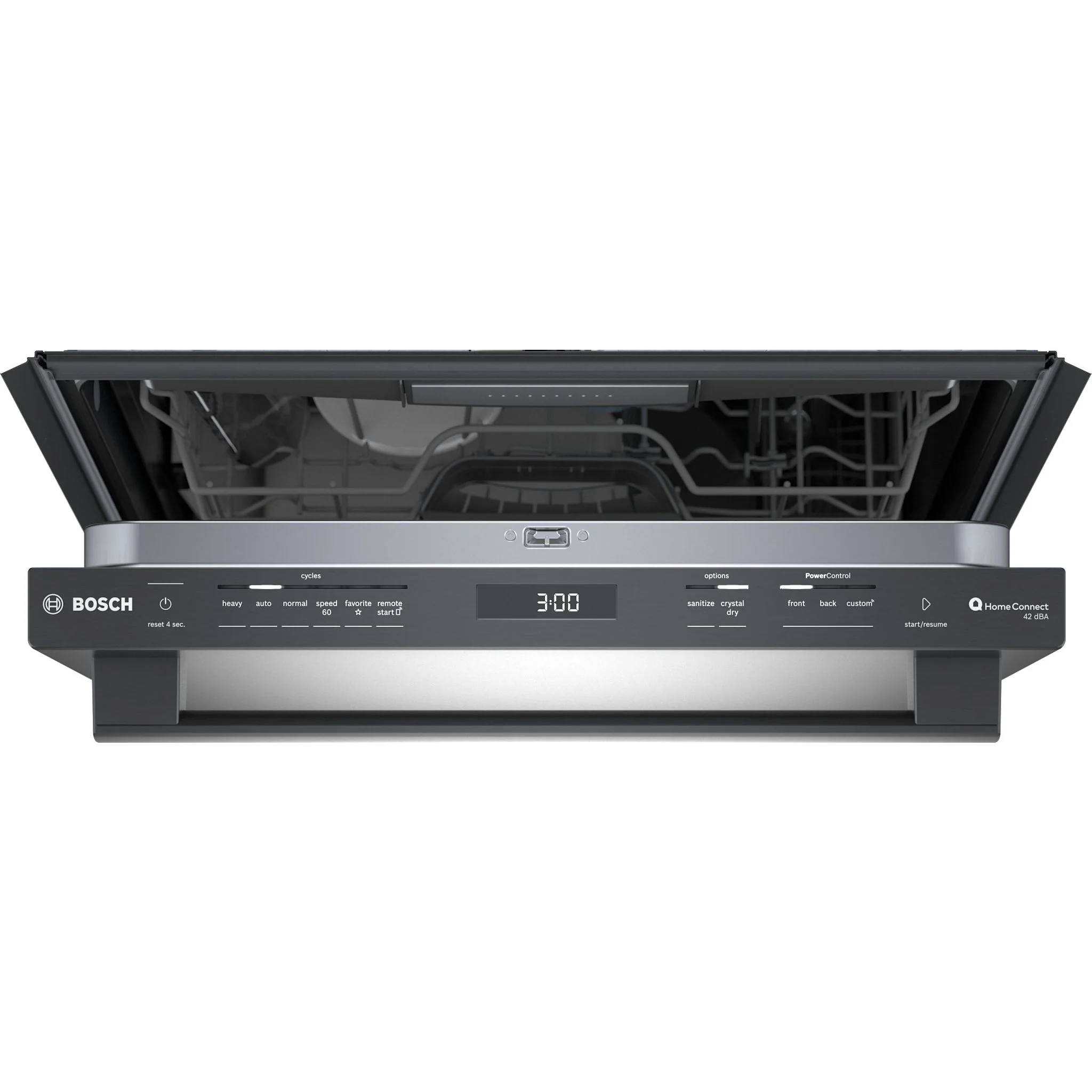 Bosch 800 Series, Dishwasher, 24'' - Black Stainless Steel (SHX78CM4N) - Image 4