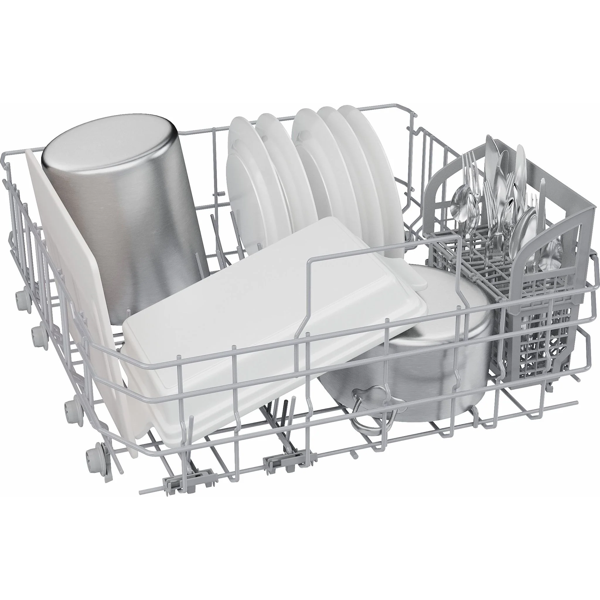 Bosch Pckt Hndl, 5/3 cycles, 44 dBA, Std 3rd Rack, ZoneWash, AutoAir - Stainless Steel (SHP65DM5N) - Image 5