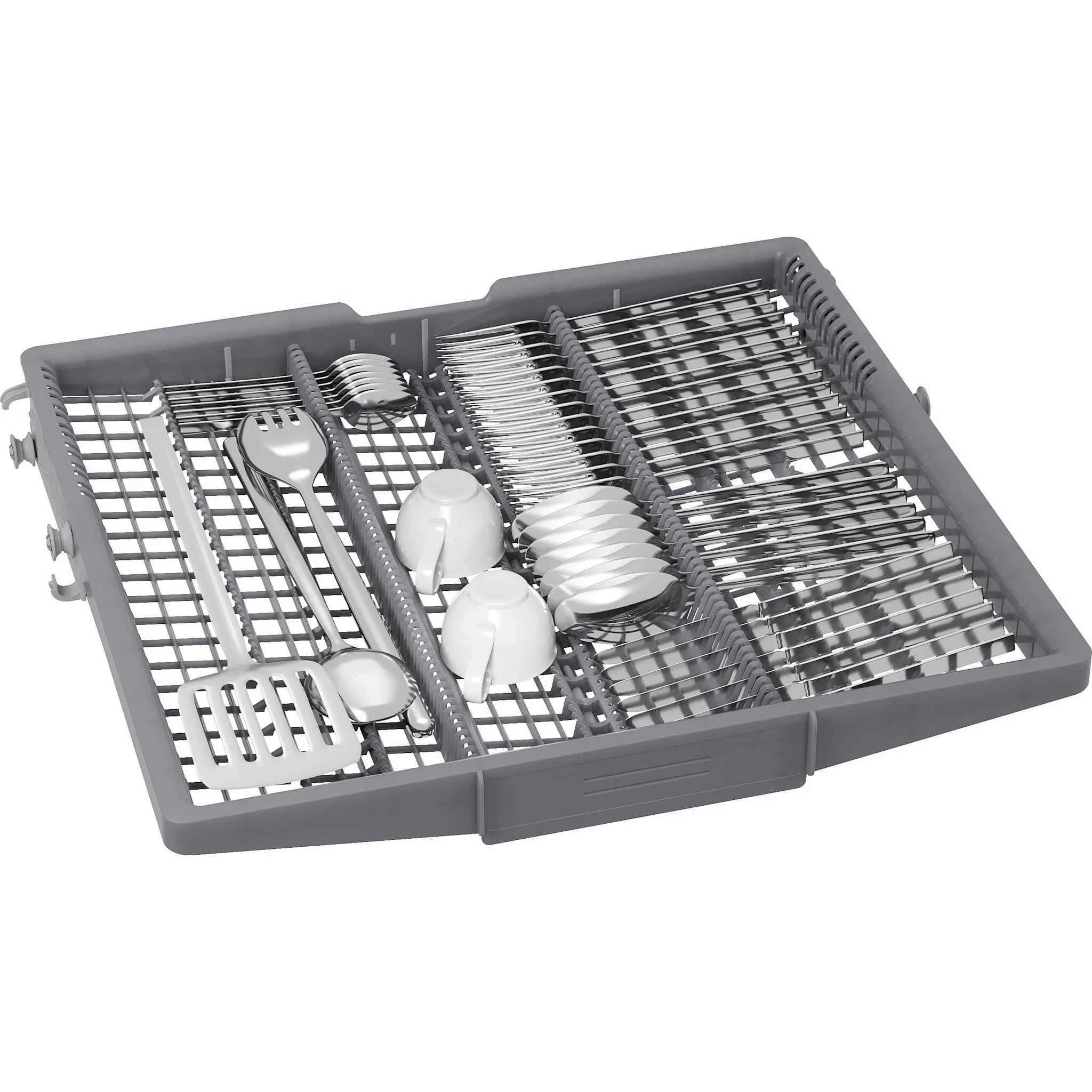 Bosch Pckt Hndl, 5/3 cycles, 44 dBA, Std 3rd Rack, ZoneWash, AutoAir - Stainless Steel (SHP65DM5N) - Image 7