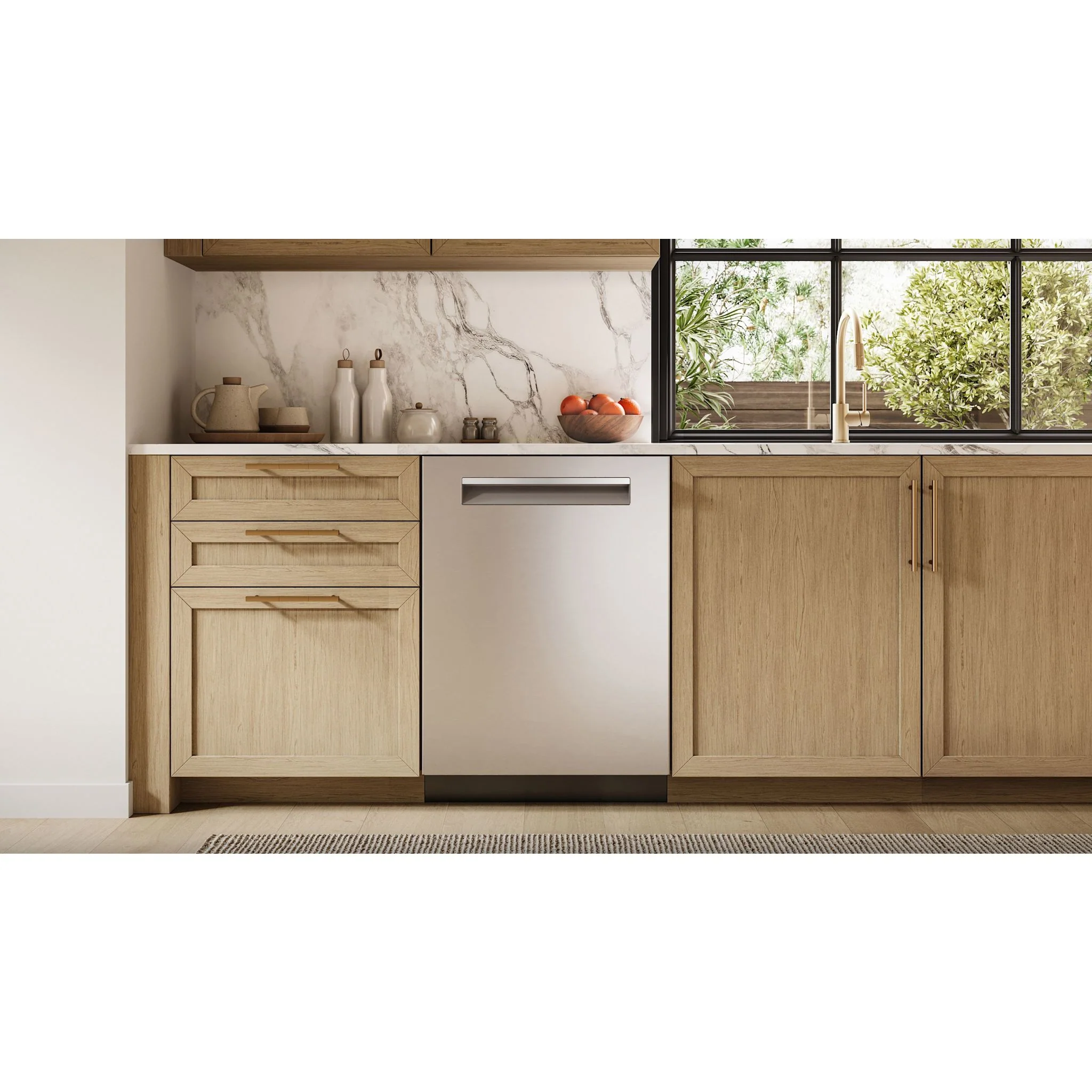 Bosch Pckt Hndl, 5/3 cycles, 44 dBA, Std 3rd Rack, ZoneWash, AutoAir - Stainless Steel (SHP65DM5N) - Image 9