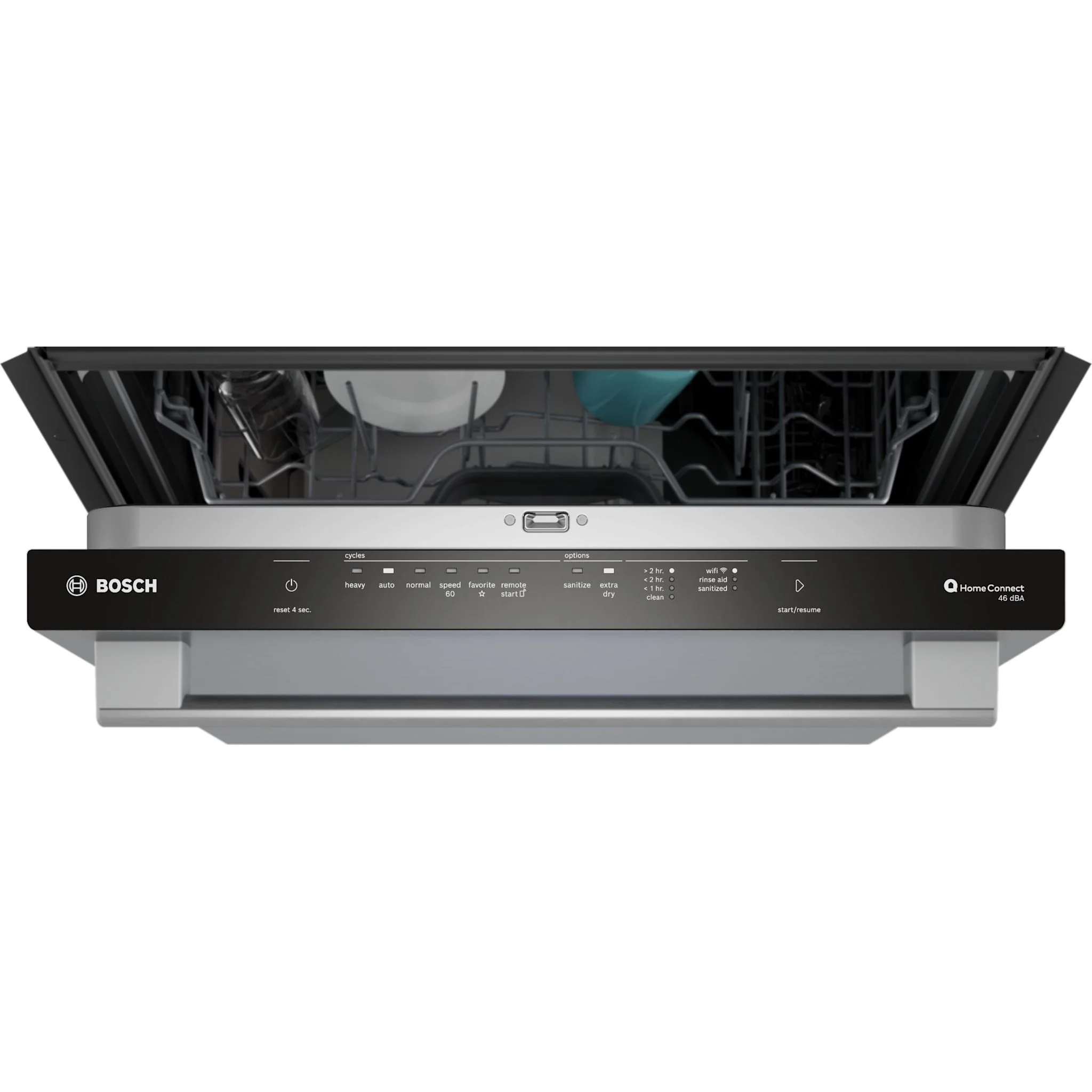 Bosch Bar Handle, 5C/3O, Std 3rd rack, 46 dBA, SS - Stainless Steel (SHX53DM5N) - Image 4
