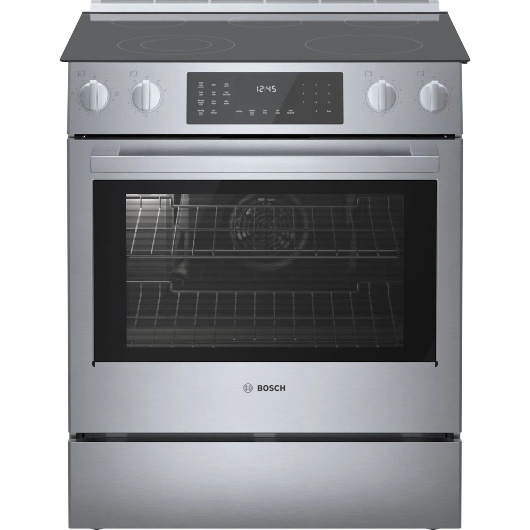 Bosch 800 Series, Electric Slide-in Range - Stainless Steel (HEI8056C)