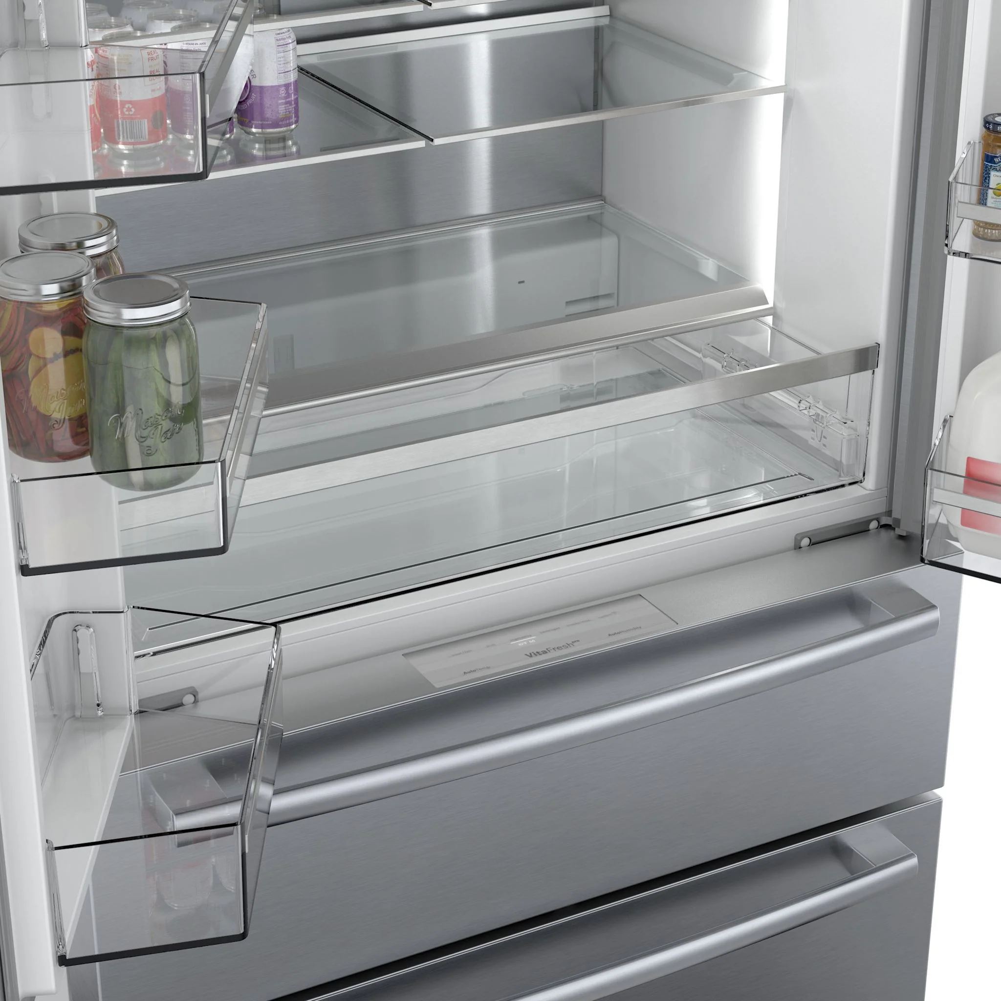 Bosch 800 Series, French Door Bottom Mount, 36'' - Stainless Steel (B36CL80SNS) - Image 6
