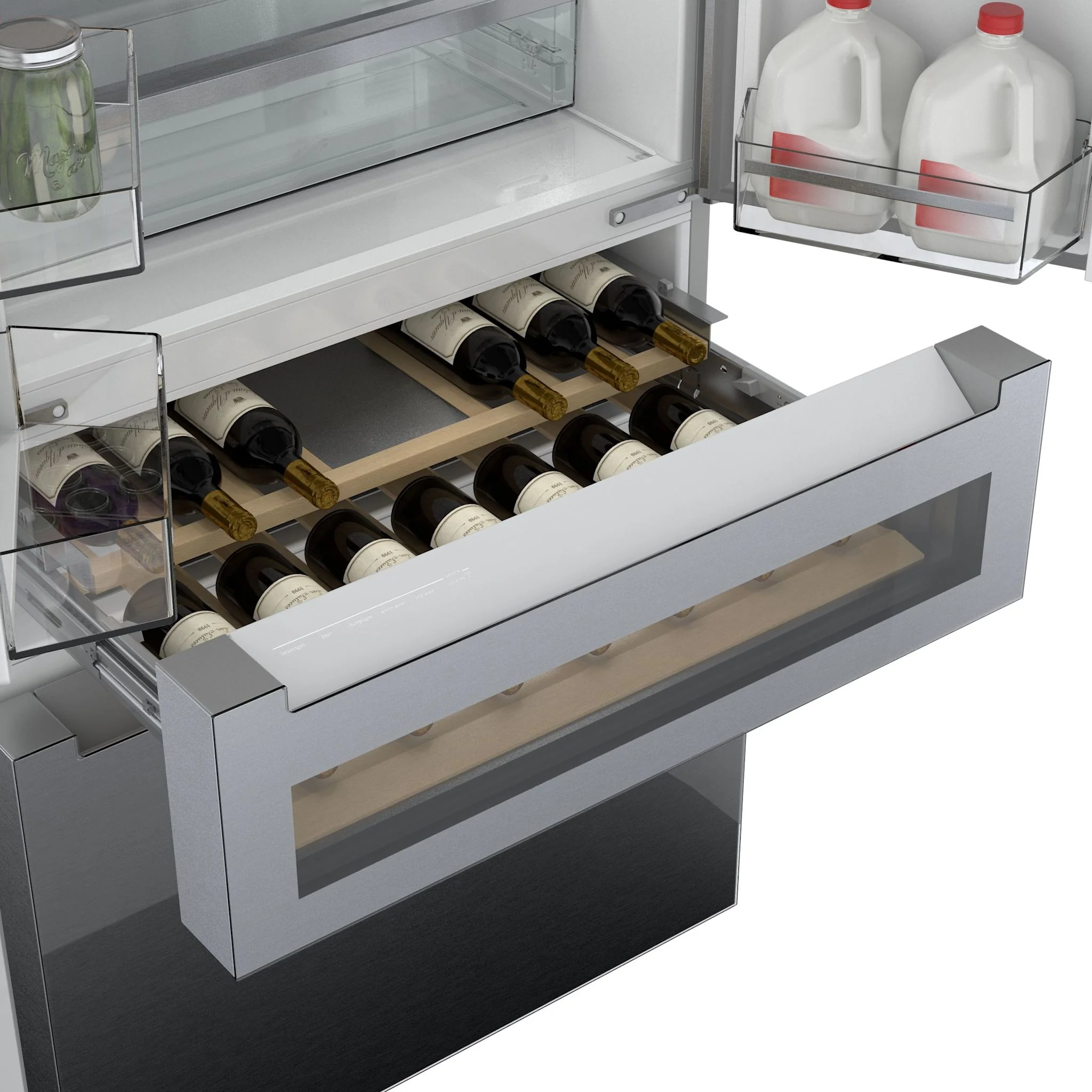 Bosch 800 Series, French Door Bottom Mount Refrigerator, Glass door, 36'' - Stainless Steel (B36CL81ENG) - Image 9