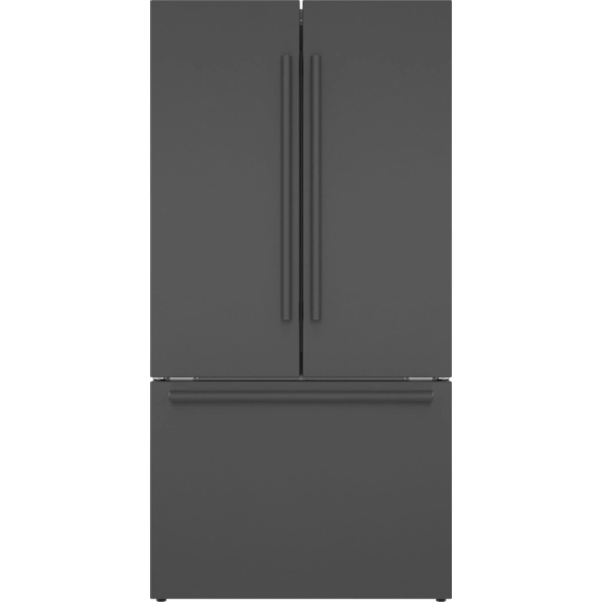 Bosch 800 Series, French Door Bottom Mount, 36'' - Black Stainless Steel (B36CT80SNB)