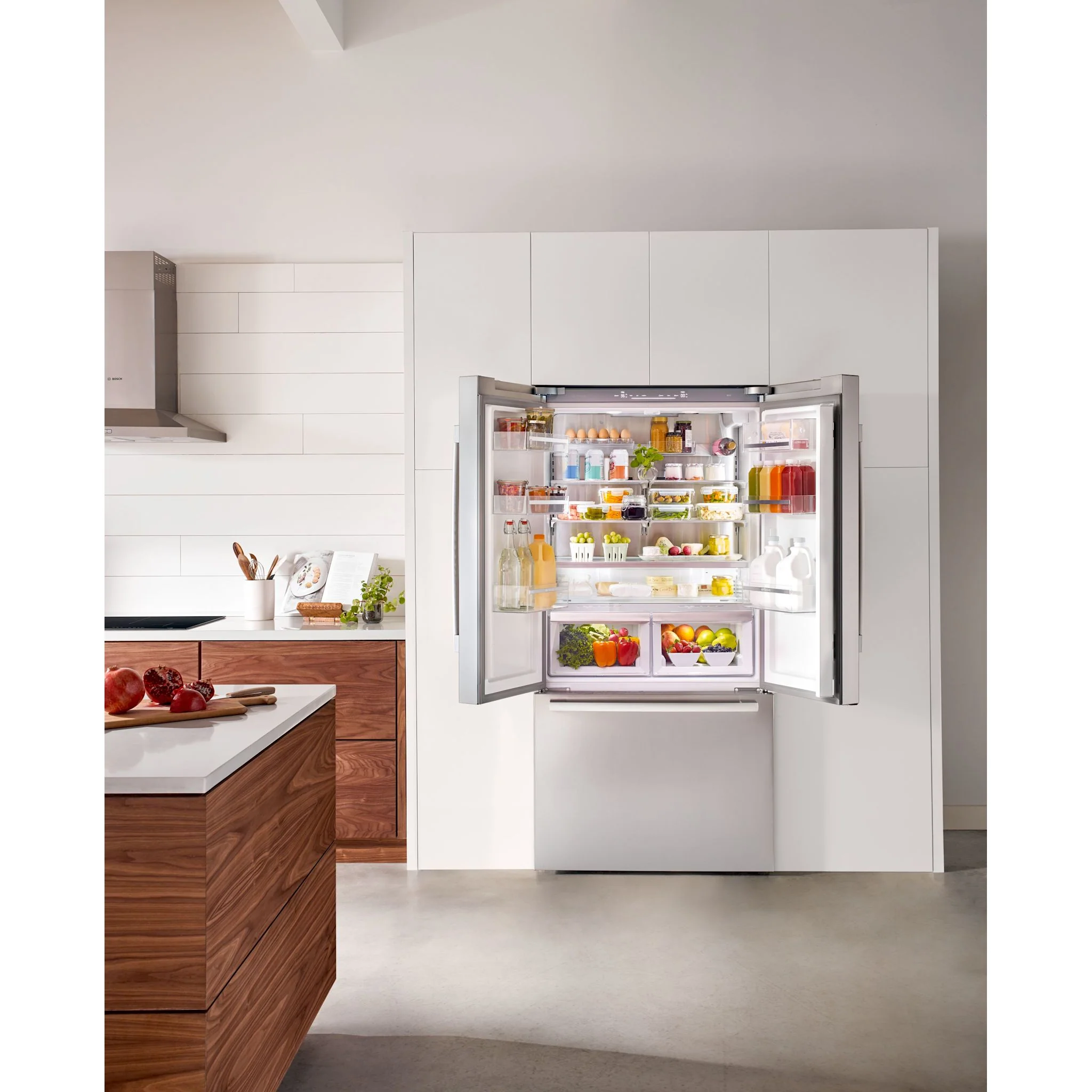 Bosch 800 Series, French Door Bottom Mount, 36'' - Stainless Steel (B36CT80SNS) - Image 23