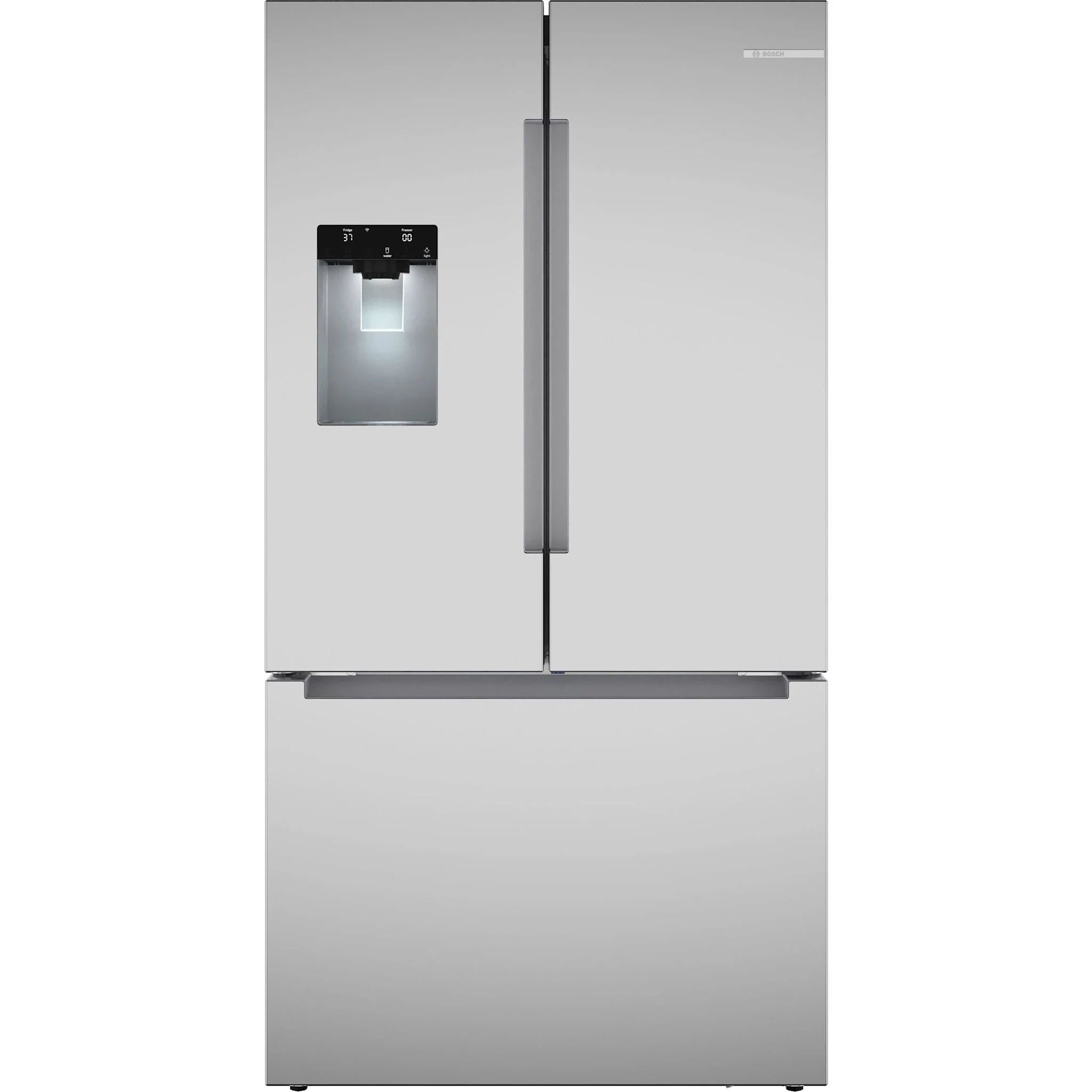 Bosch 100 Series, French Door Bottom Mount, 36'' - Stainless Steel (B36FD10ENS)