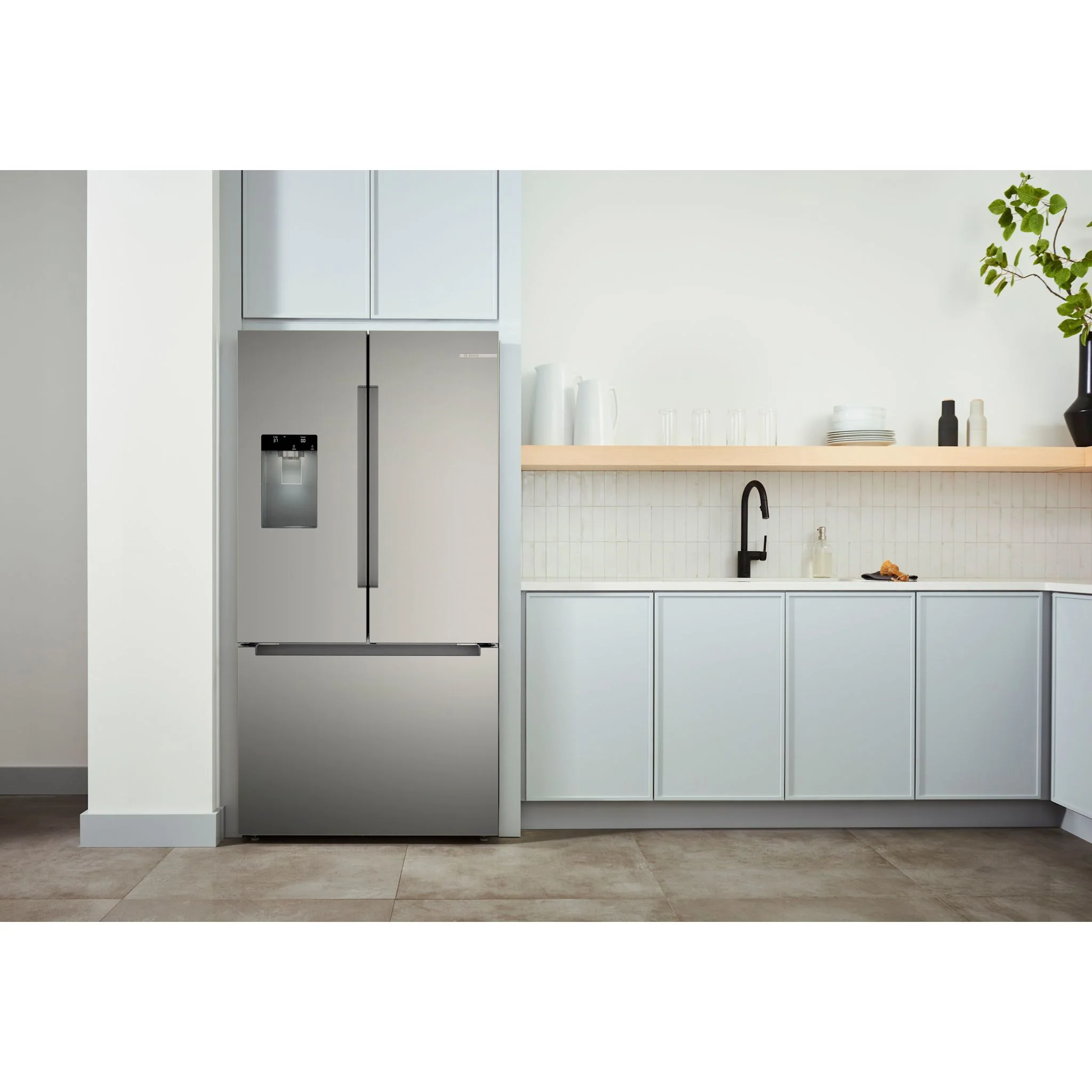 Bosch 100 Series, French Door Bottom Mount, 36'' - Stainless Steel (B36FD10ENS) - Image 14
