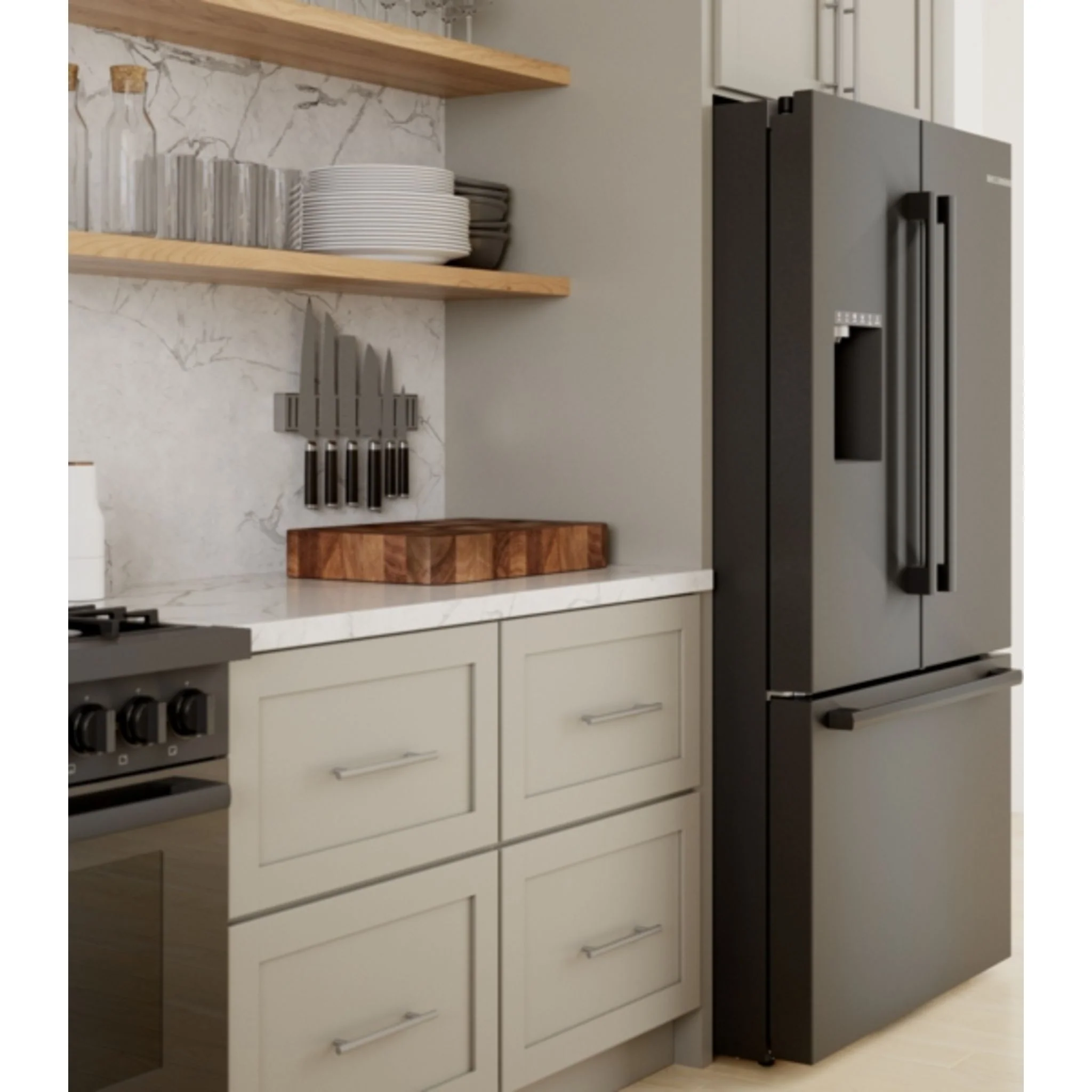 Bosch French Door Fridge (B36FD50SNB) - Black Stainless Steel - Image 12