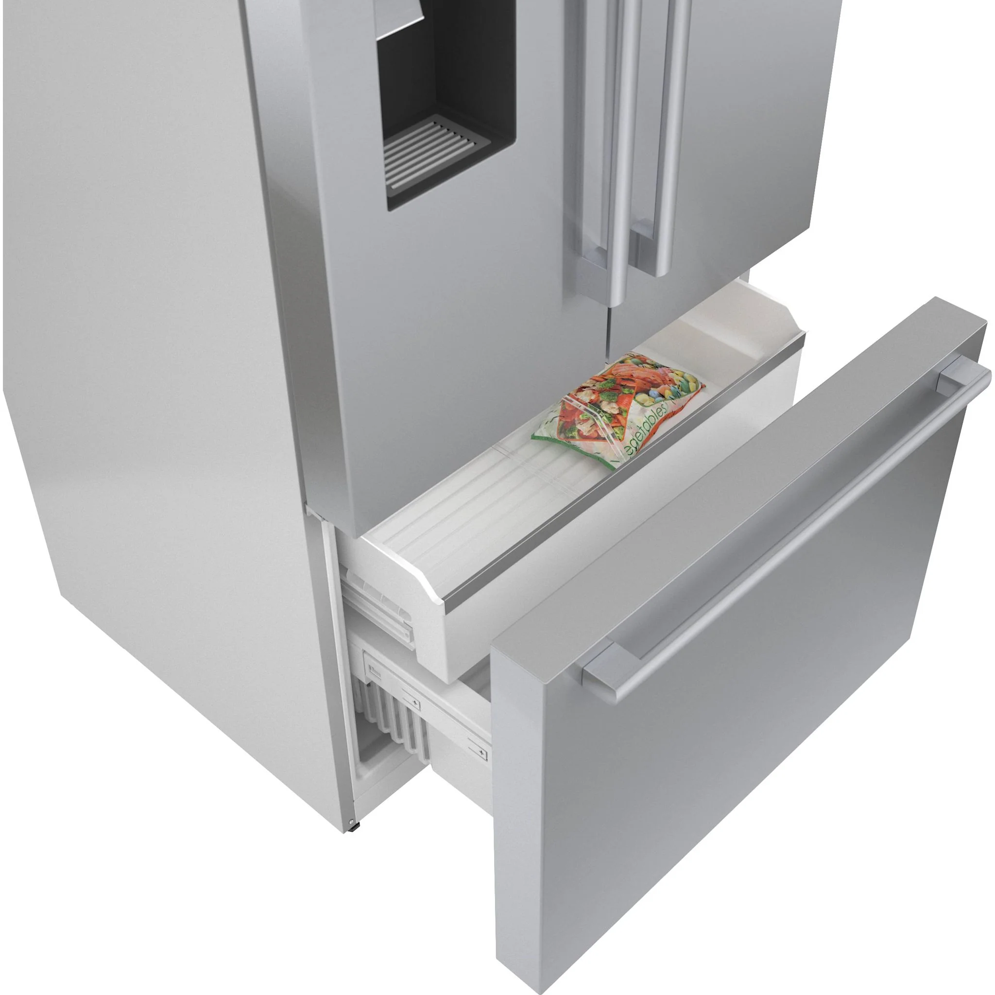 Bosch 500 Series, French Door Bottom Mount, 36'' - Stainless Steel (B36FD50SNS) - Image 10