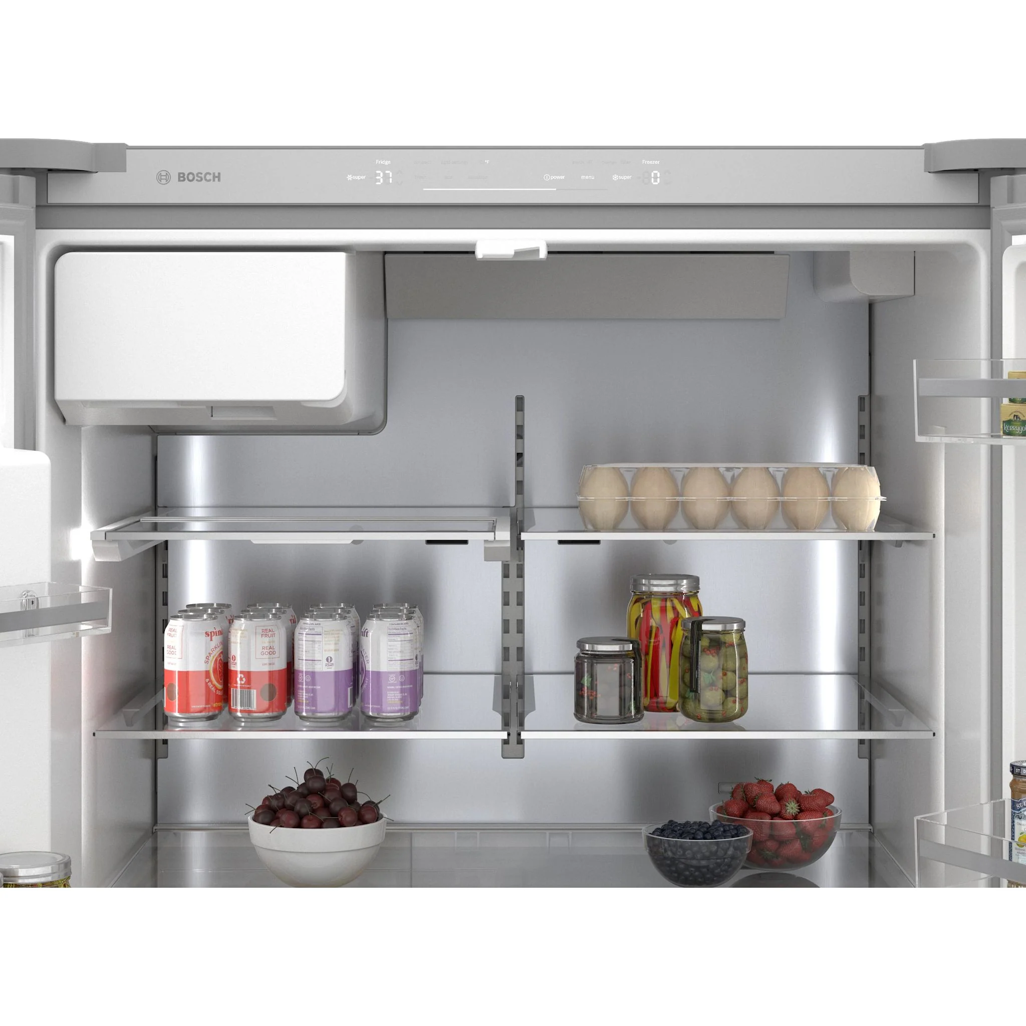 Bosch 500 Series, French Door Bottom Mount, 36'' - Stainless Steel (B36FD50SNS) - Image 11
