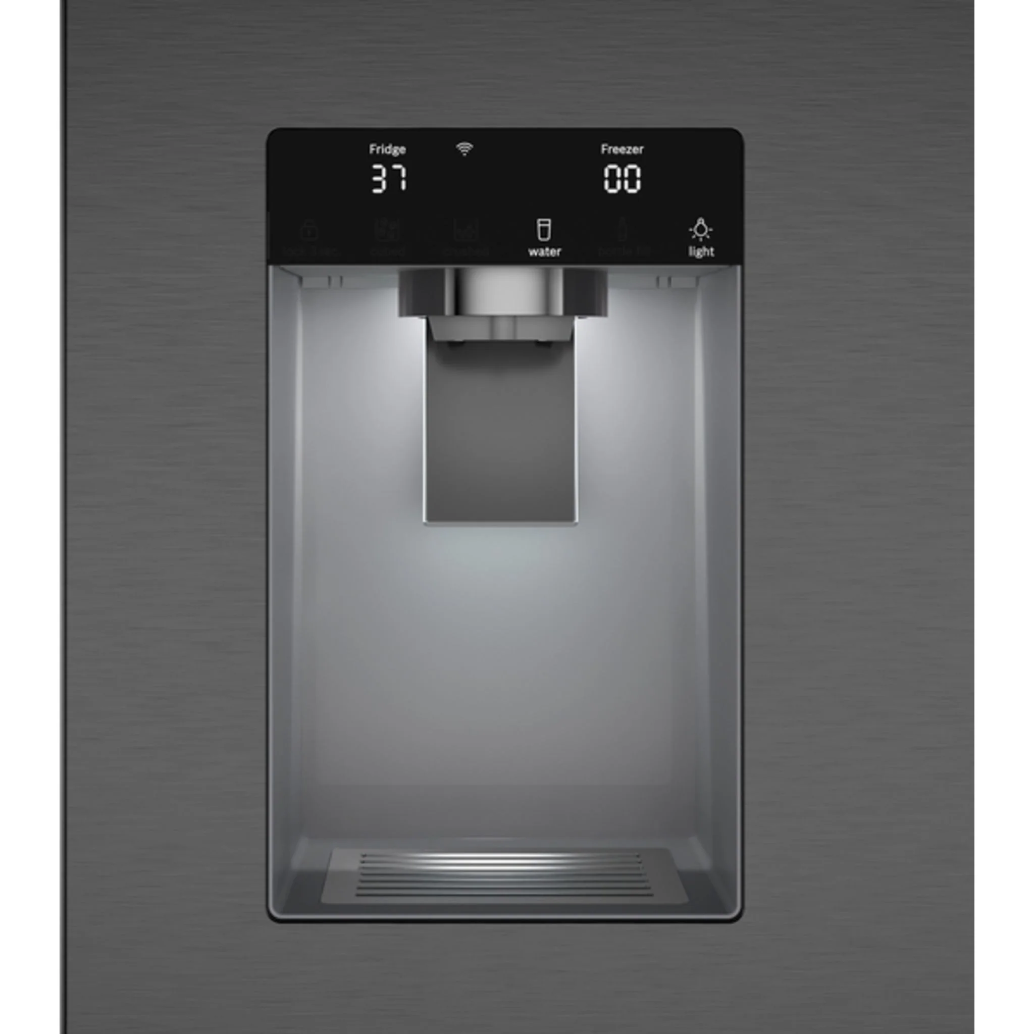 Bosch 500 Series, French Door Bottom Mount, 36'' - Brushed Black Steel Anto-Fingerprint (B36FD52SNB) - Image 4