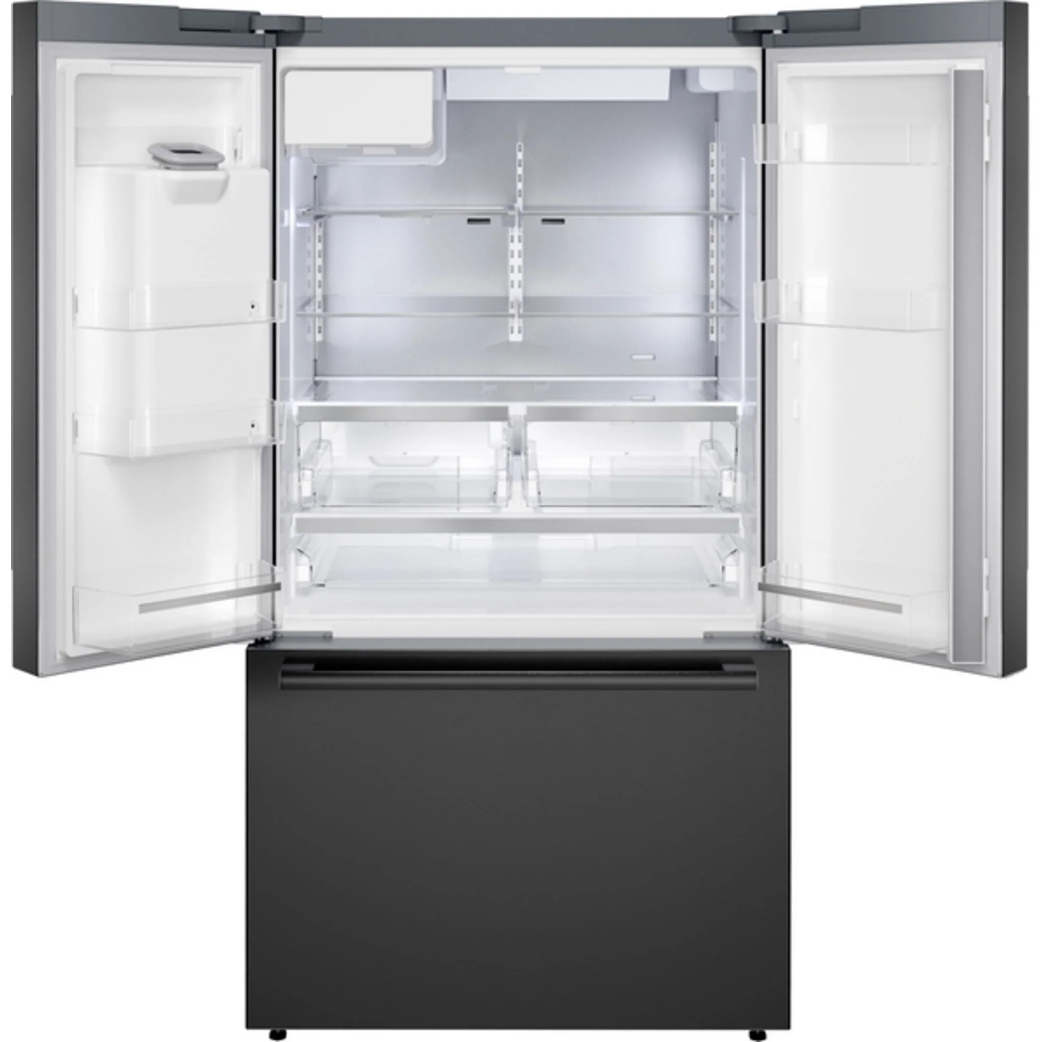 Bosch 500 Series, French Door Bottom Mount, 36'' - Brushed Black Steel Anto-Fingerprint (B36FD52SNB) - Image 6