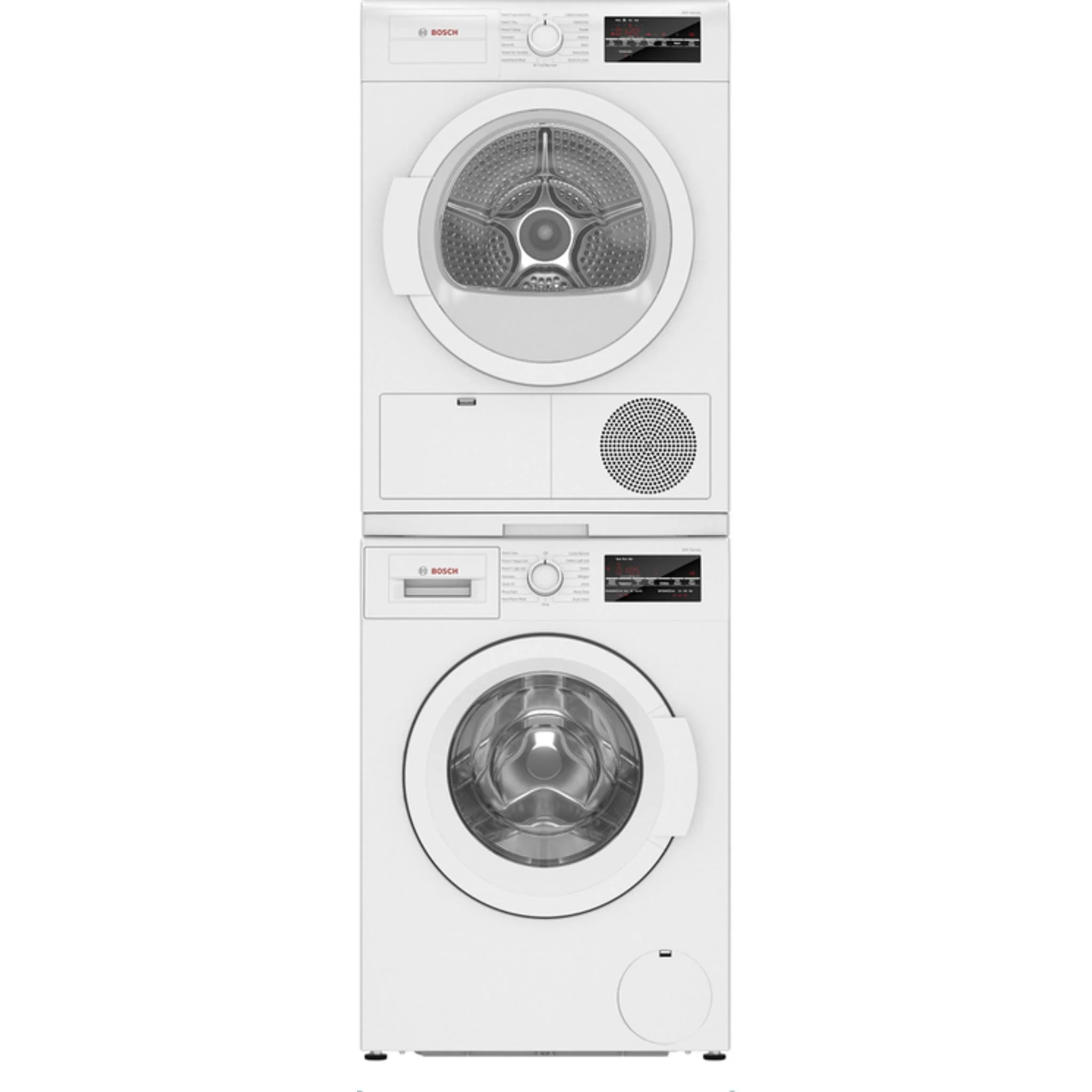 Bosch Front Load Pair (WGA12400UC-WTG86403UC) - White - Image 3
