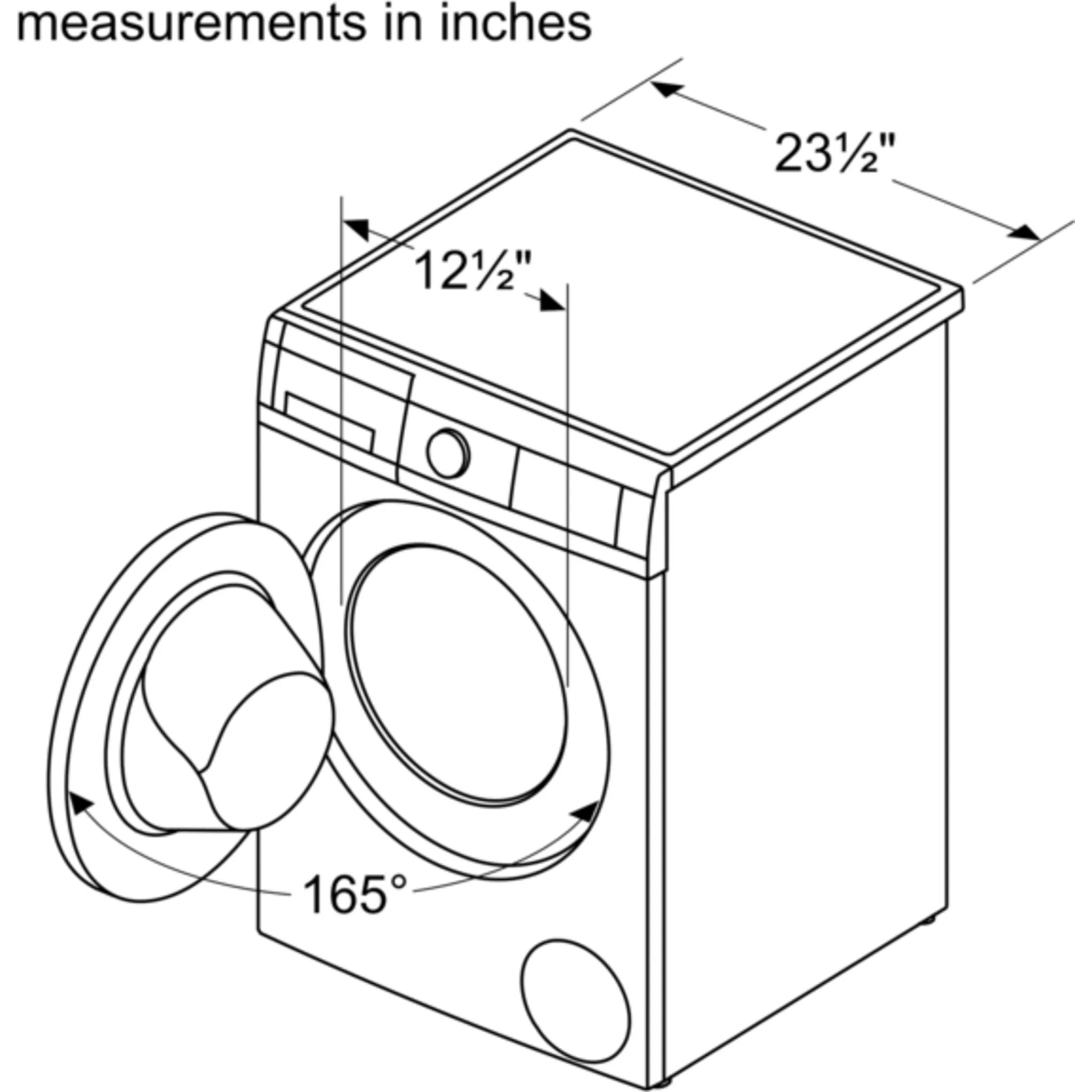 Bosch Front Load Washer (WGA12400UC) - White - Image 12