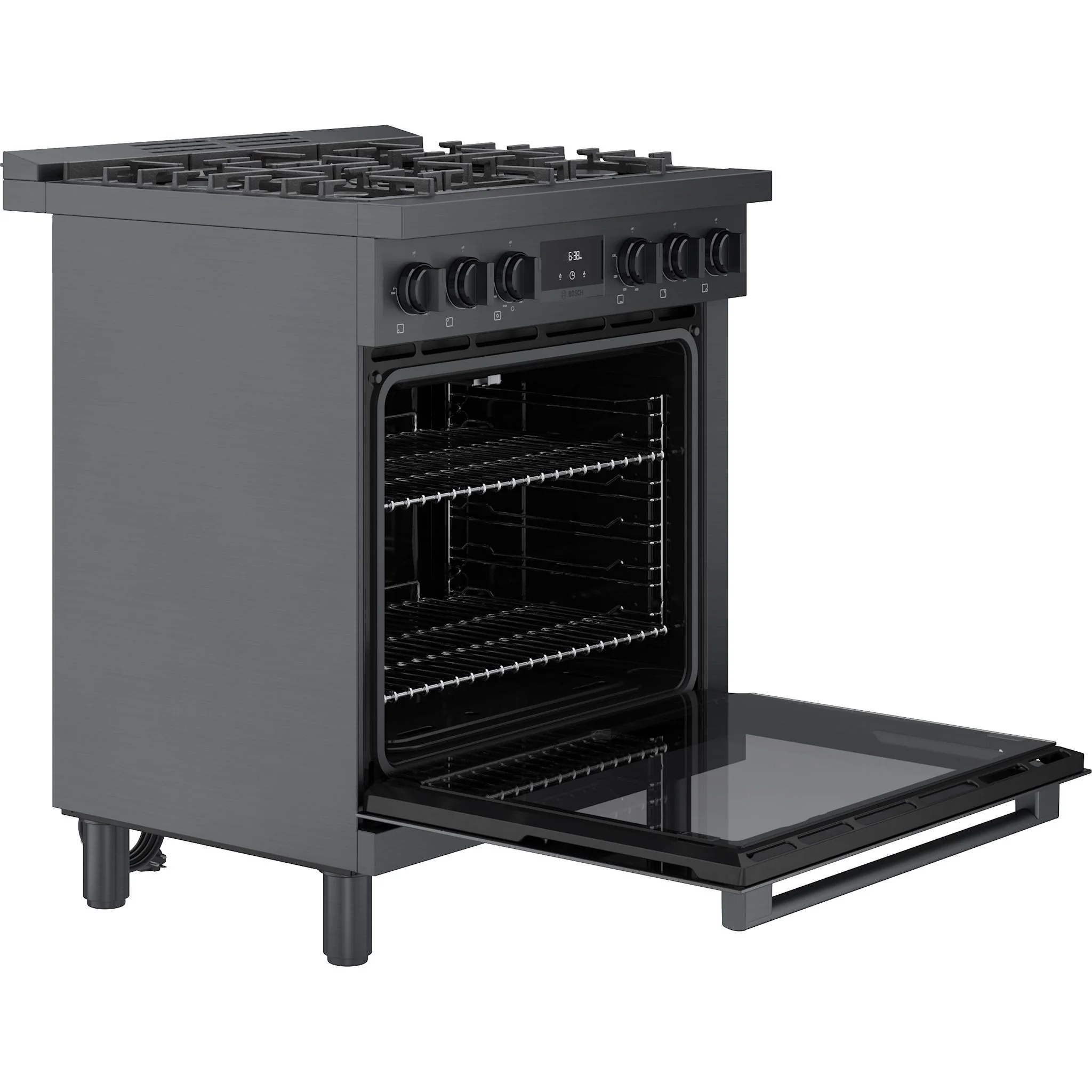 Bosch 800 Series, Gas Freestanding Range, 30'' - Black Stainless Steel (HGS8045UC) - Image 14