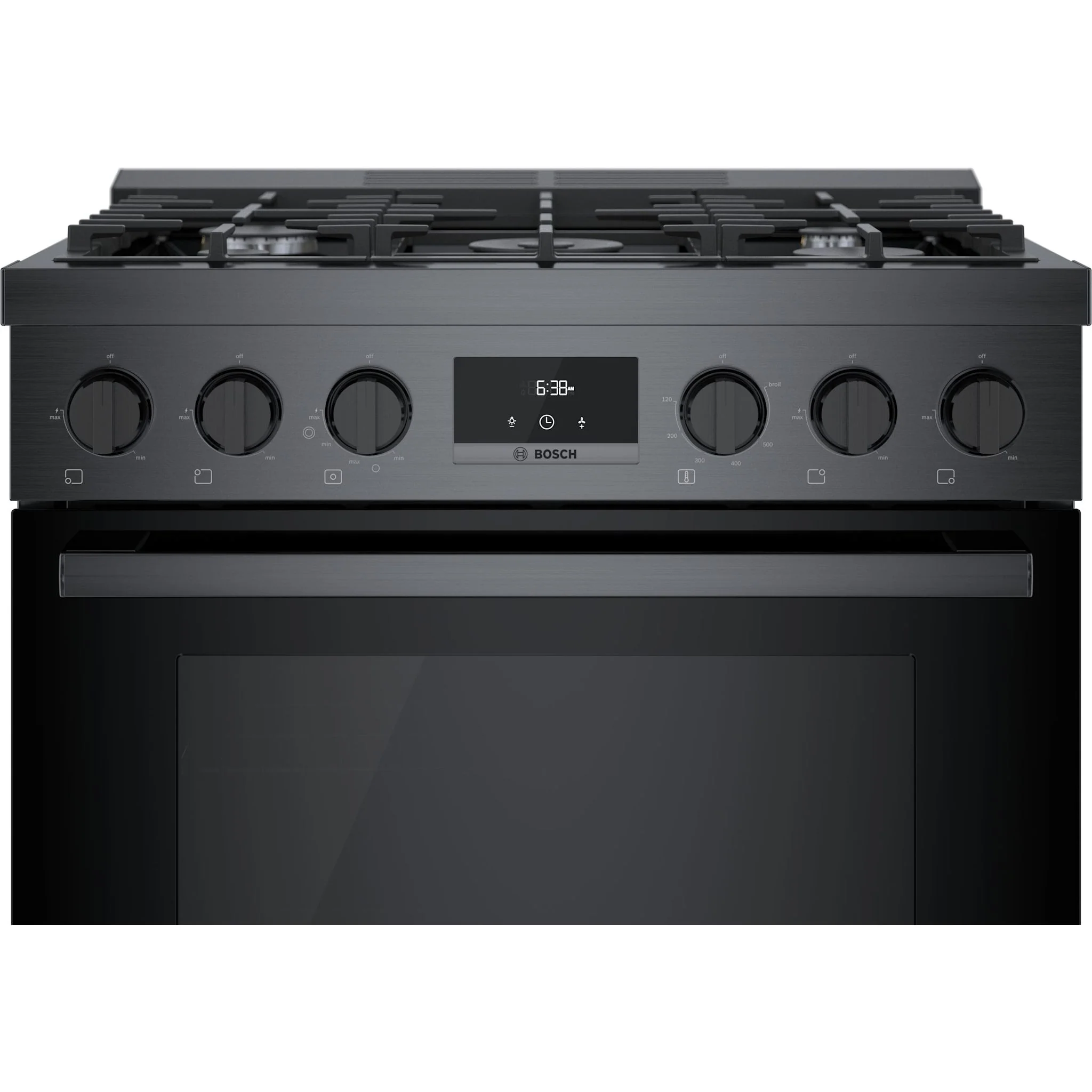 Bosch 800 Series, Gas Freestanding Range, 30'' - Black Stainless Steel (HGS8045UC) - Image 2