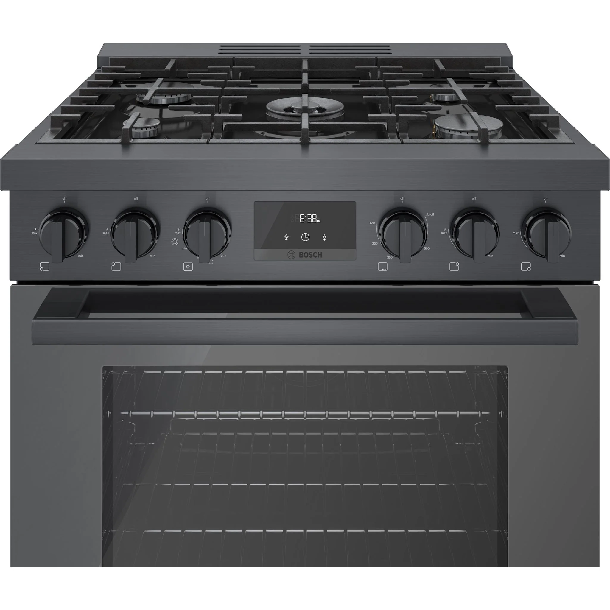 Bosch 800 Series, Gas Freestanding Range, 30'' - Black Stainless Steel (HGS8045UC) - Image 6