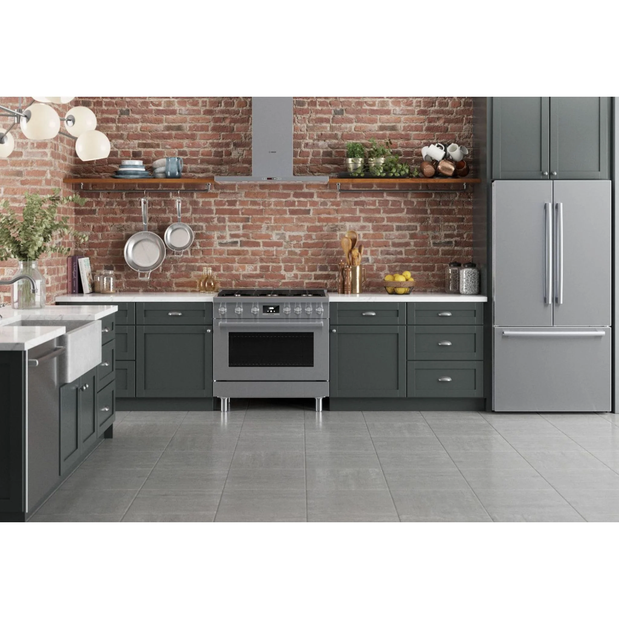 Bosch 800 Series, Gas Freestanding Range, 36'' - Stainless Steel (HGS8655UC) - Image 17