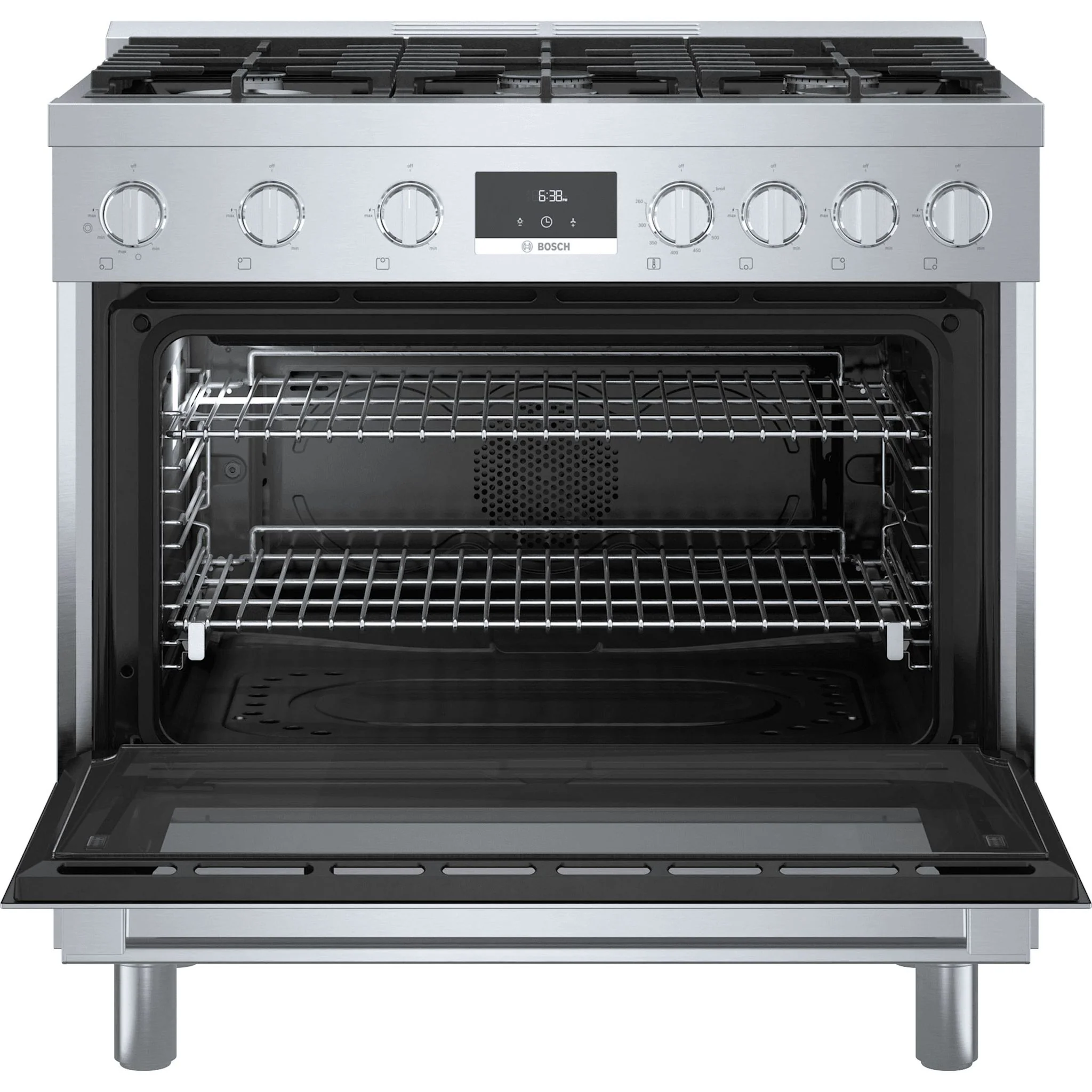 Bosch 800 Series, Gas Freestanding Range, 36'' - Stainless Steel (HGS8655UC) - Image 6